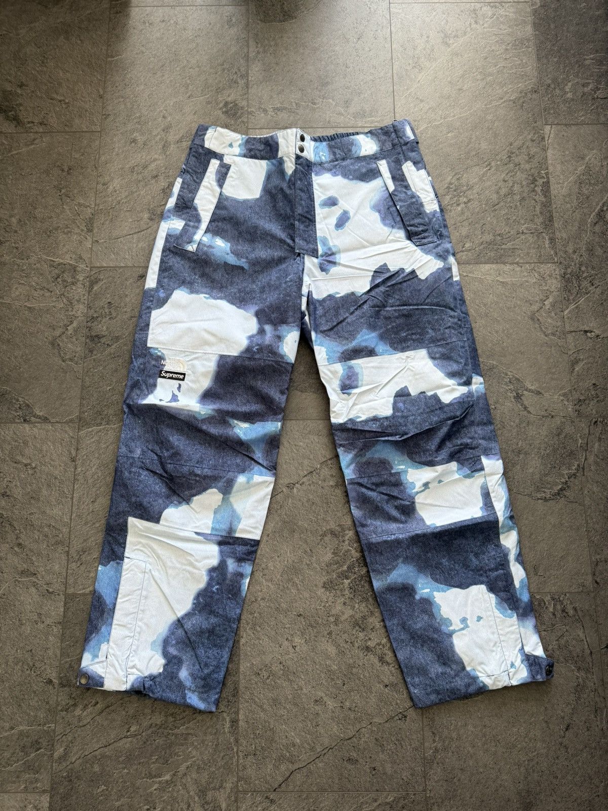 パンツ Supreme northface Bleached Denim Pants Supreme The North Face Bleached Denim Print Mountain Pant