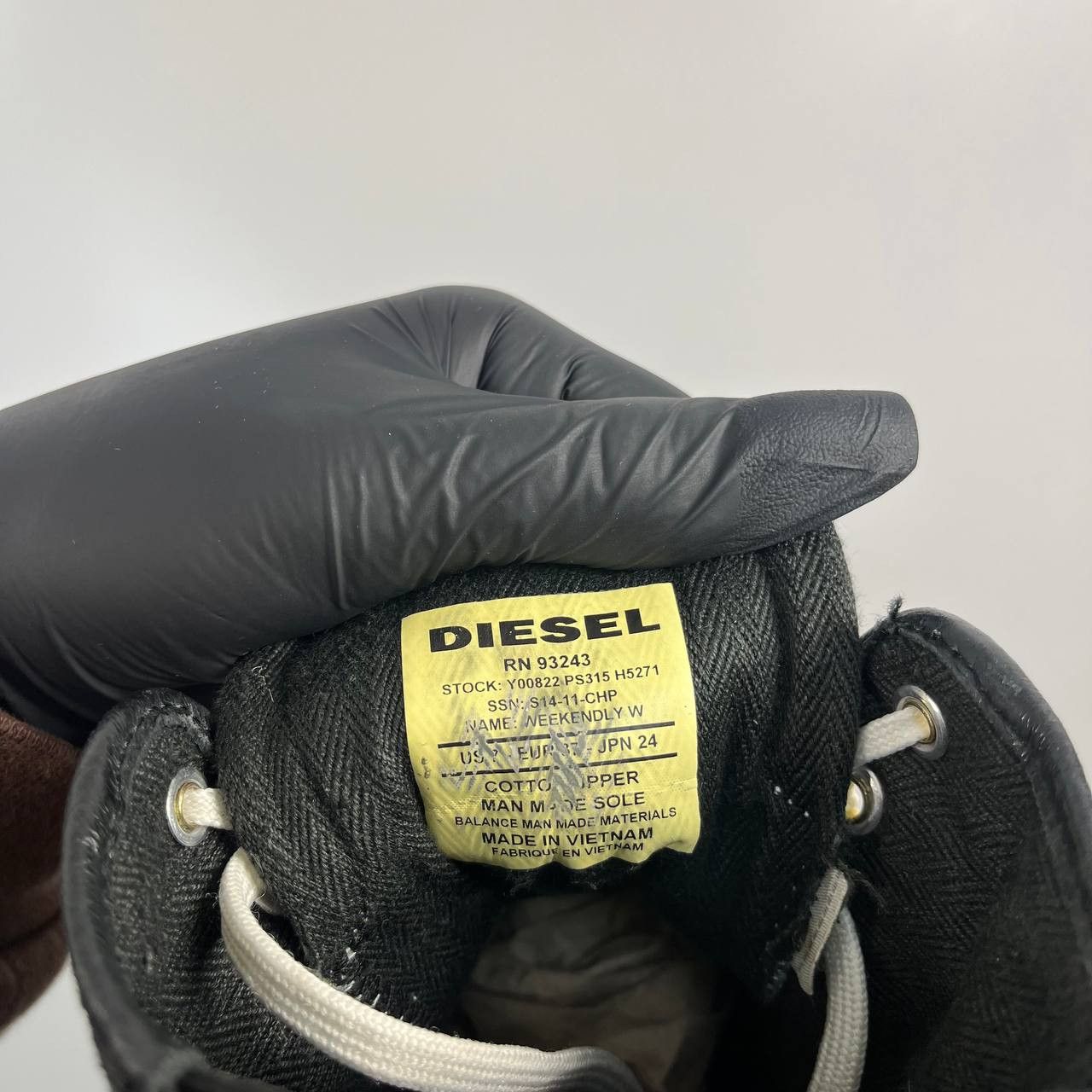 Diesel Diesel Weekendly High Top Sneakers Leather Womens Eur 37 Size US 7 / IT 37 - 5 Thumbnail