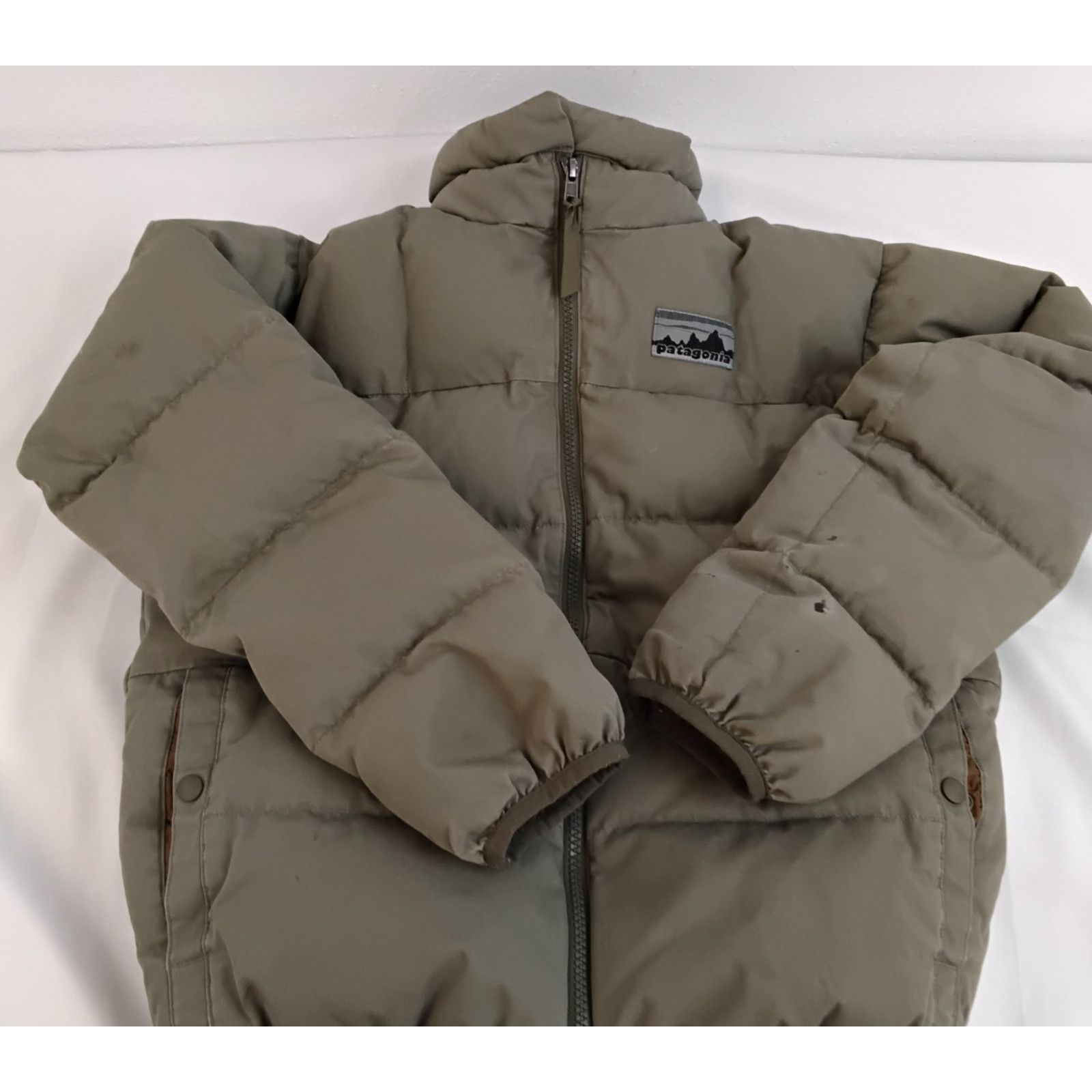 Patagonia Patagonia Down Puffer Jacket Men XXS Army Green Cotton Shell Size US XXS / EU 40 - 6 Thumbnail