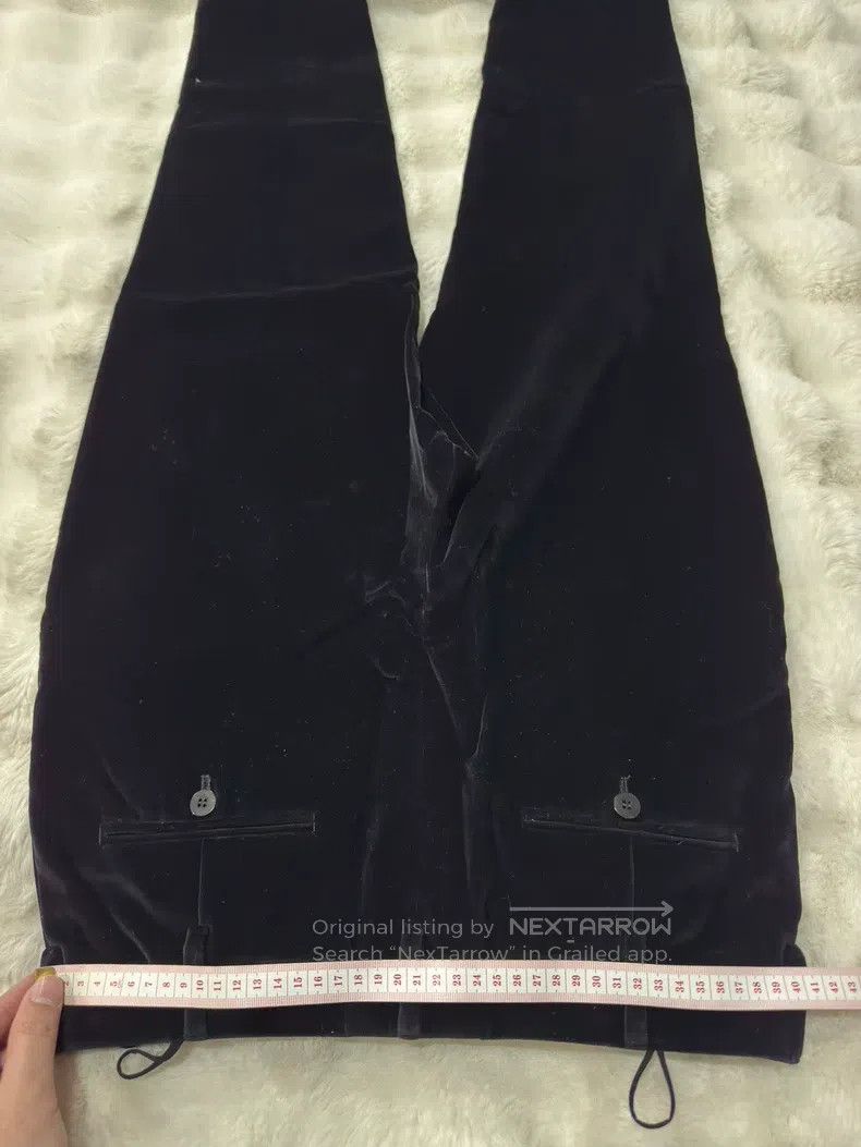 Saint Laurent Paris Saint Laurent Paris Poster Slim Velvet Dress Pants Size US 30 / EU 46 - 6 Thumbnail