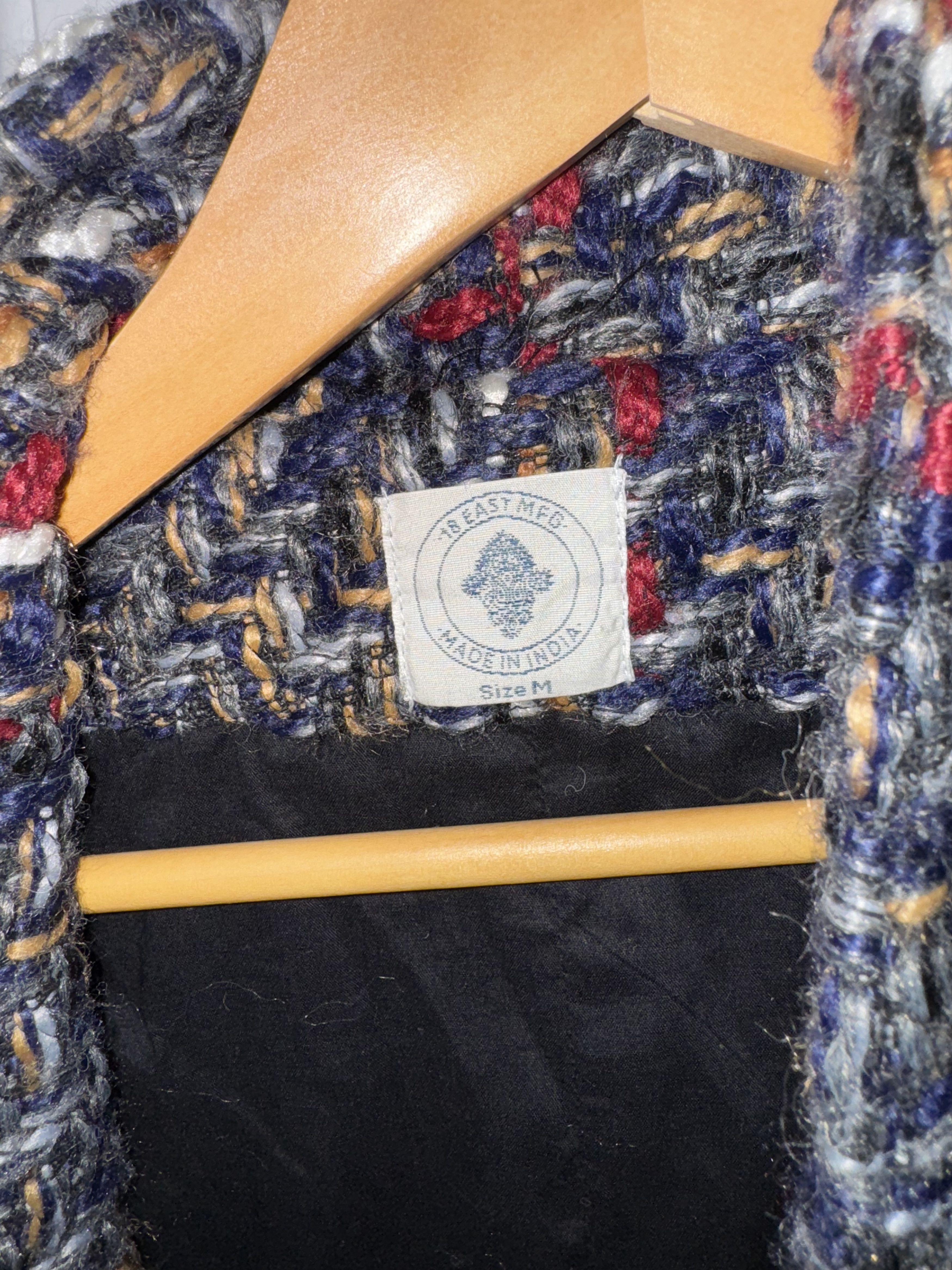 18 East Jampa Coat in Grey Boucle Windowpane Size US M / EU 48-50 / 2 - 2 Thumbnail