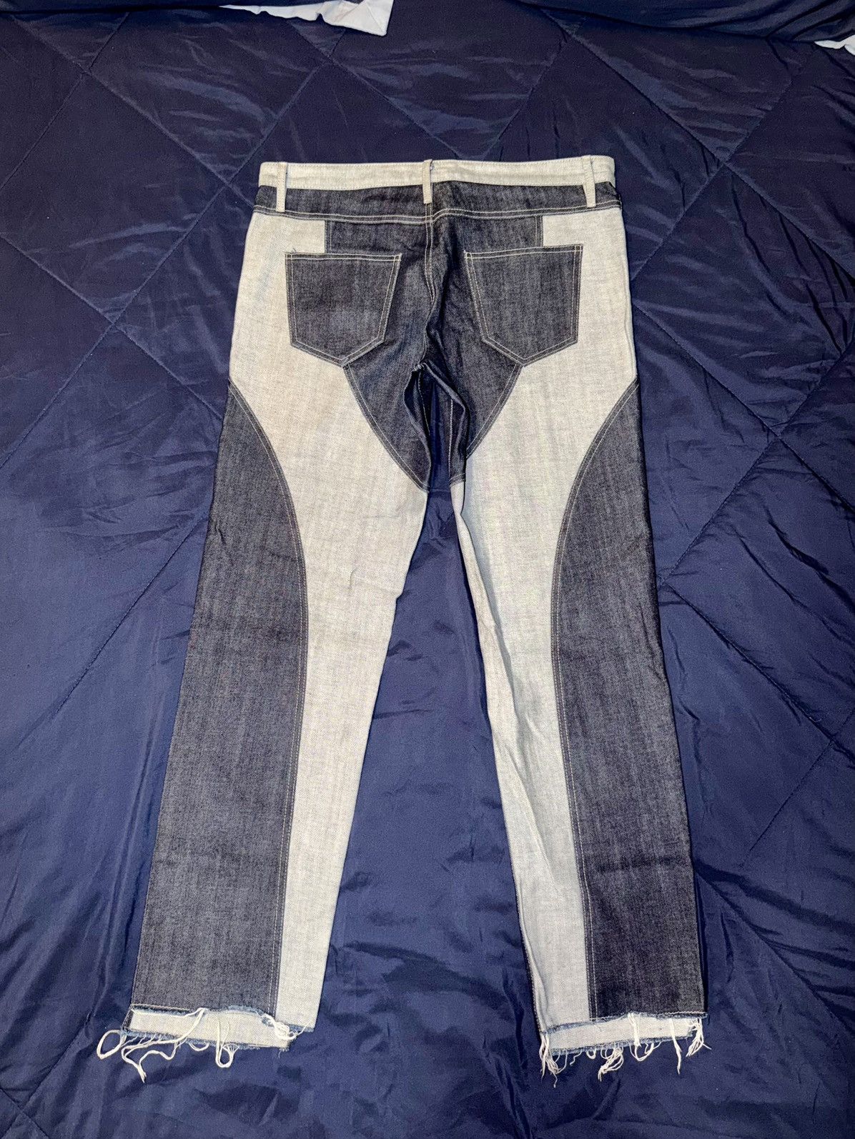 Malice Studios Malice Studios Two Tone Denim Pants Size US 34 / EU 50 - 7 Thumbnail