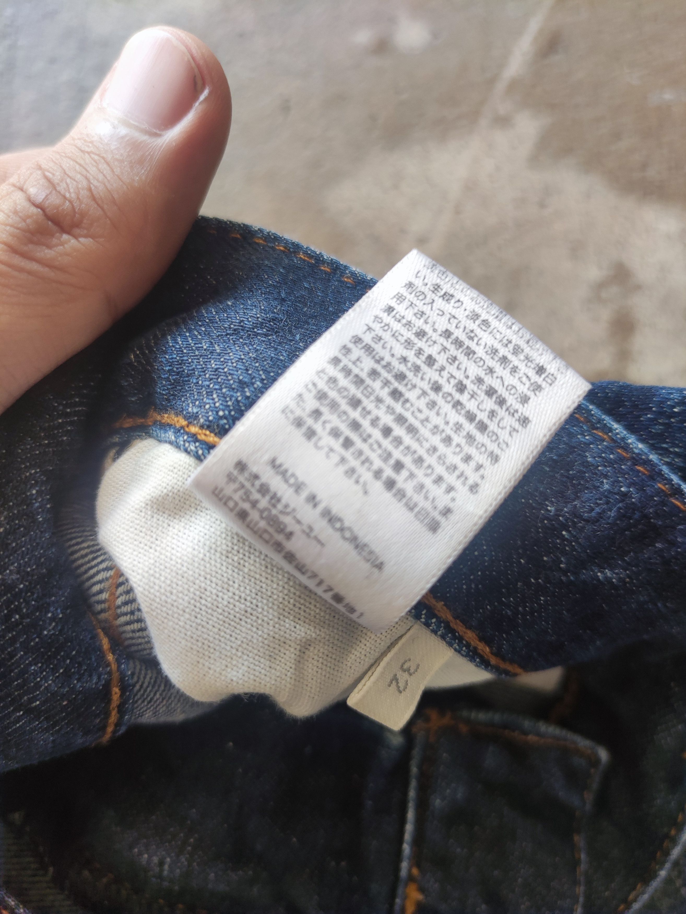 GU Vintage GU Brand Slim Fit Denim Faded Pants Size US 34 / EU 50 - 8 Thumbnail
