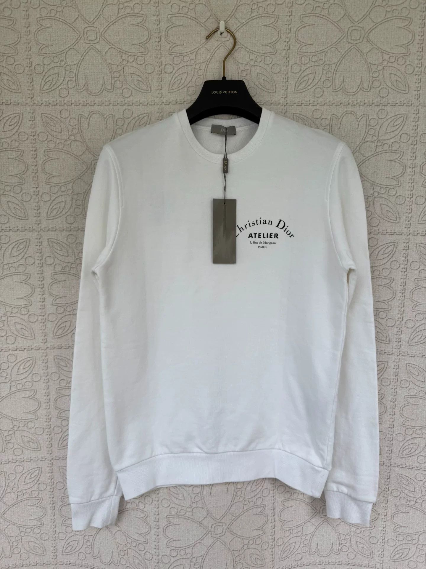 Dior christian dior white sweatshirt with logo Size XS / US 0-2 / IT 36-38 - 1 Thumbnail