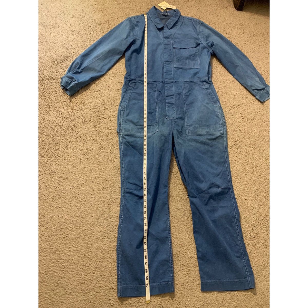 Alex Mill Alex Mill Indigo Dyed Field Jumpsuit Limited Edition Size US 36 / EU 52 - 15 Thumbnail