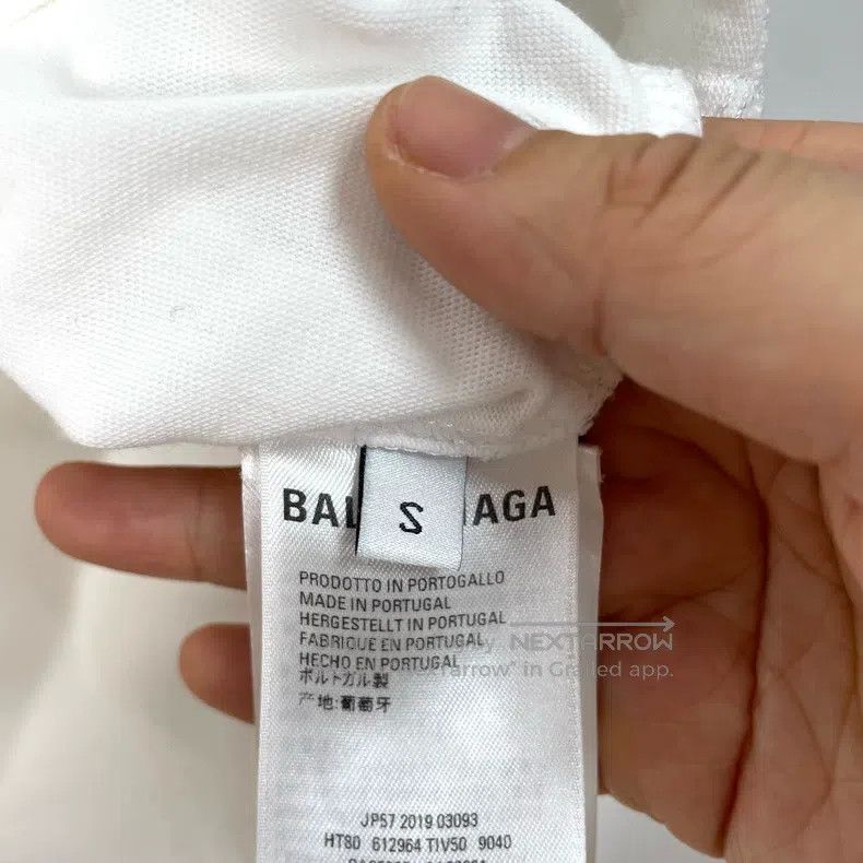 Balenciaga Balenciaga White Short Sleeve T-Shirt Size US S / EU 44-46 / 1 - 4 Thumbnail