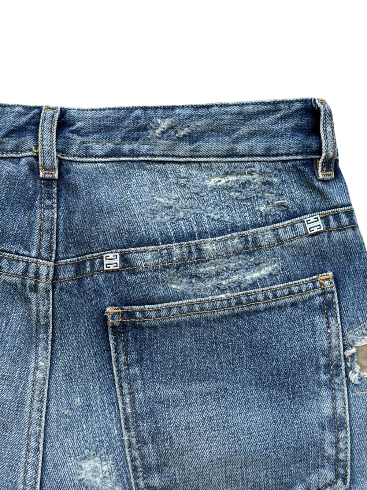 Givenchy Givenchy Boro Distressed Moleskin Denim Size US 30 / EU 46 - 6 Thumbnail