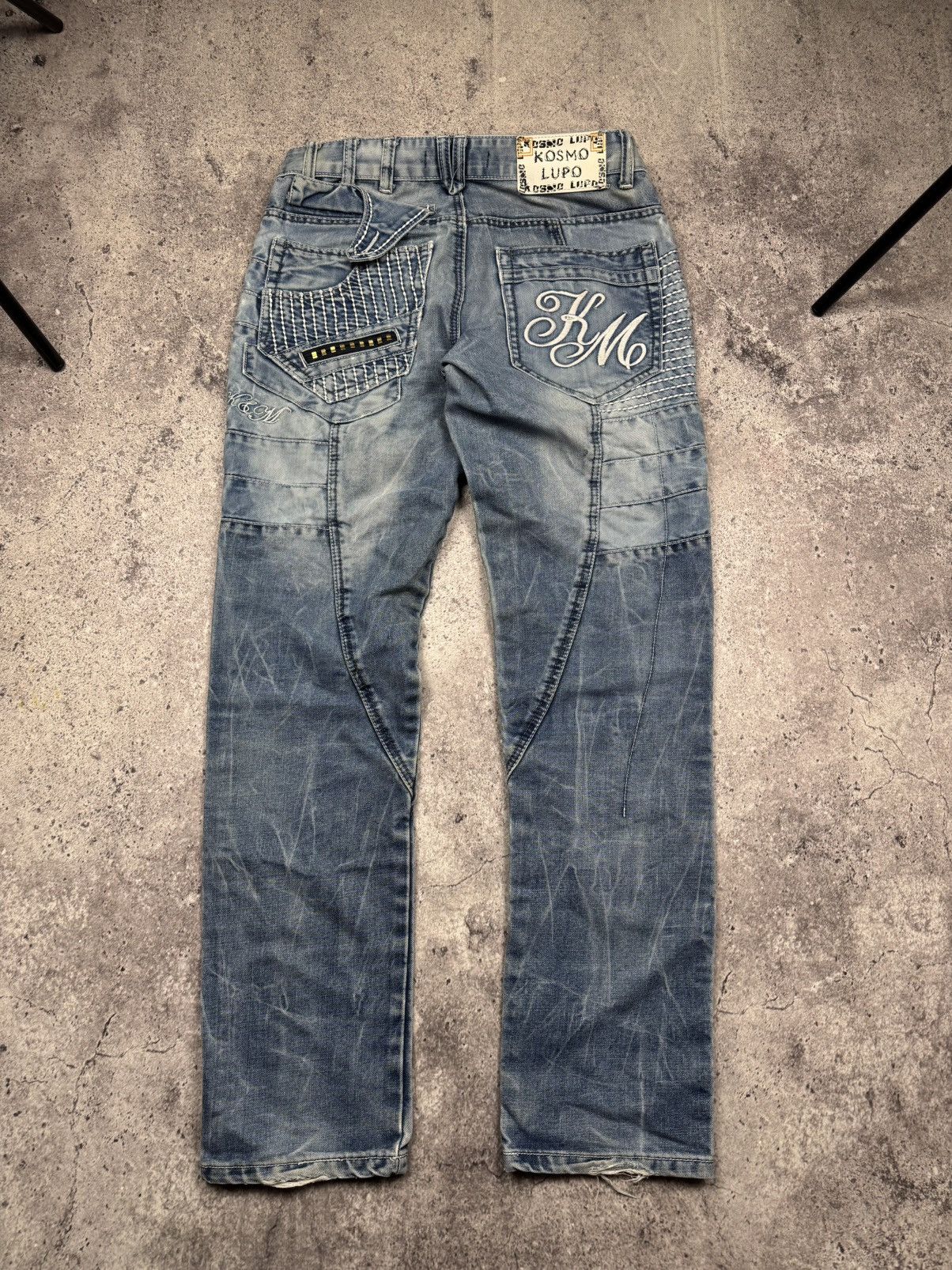 Japanese Brand Archive Kosmo Lupo Jeans Distressed Y2K Denim Pants Rare Size US 30 / EU 46 - 1 Thumbnail