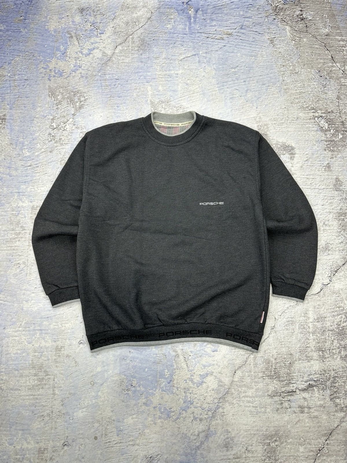 Porsche Design × Vintage Porsche vintage sweatshirt mens grey faded racing rare Size US M / EU 48-50 / 2 - 1 Thumbnail