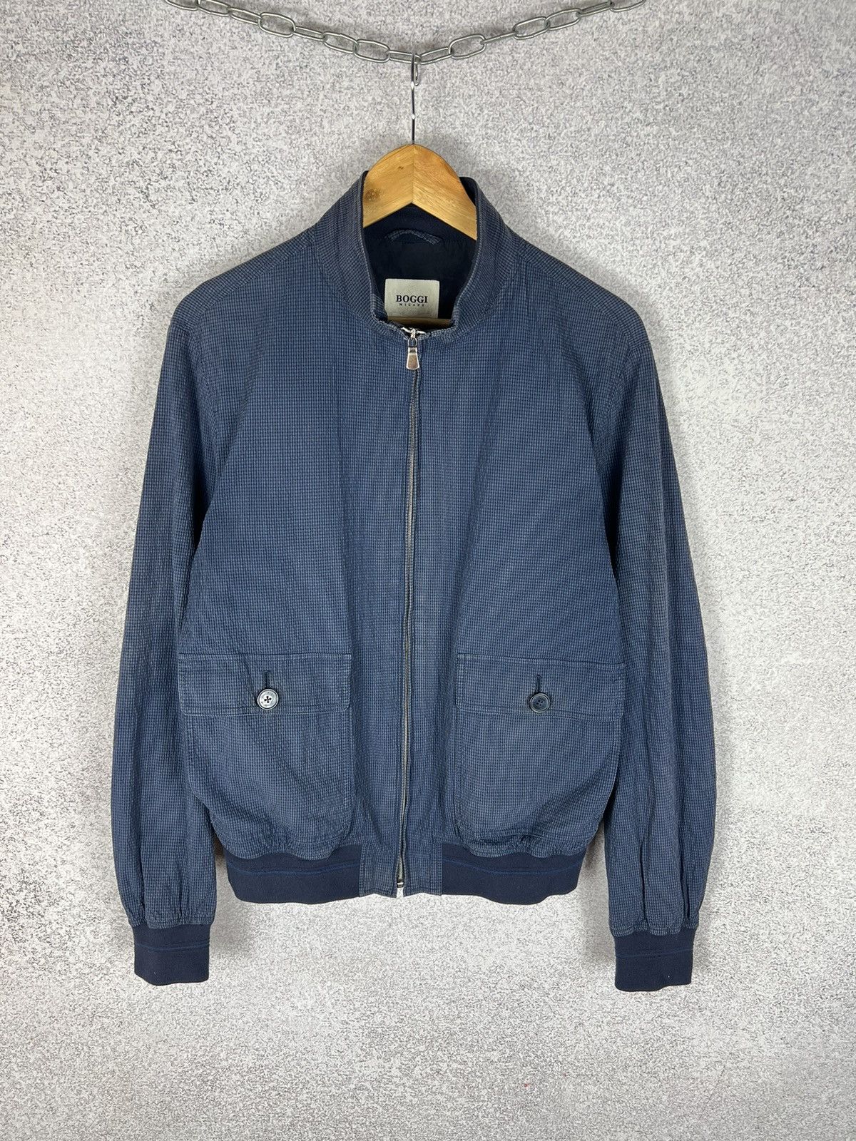 Boggi Boggi Milano Easy Formal Bomber Jacket Size US M / EU 48-50 / 2 - 1 Thumbnail