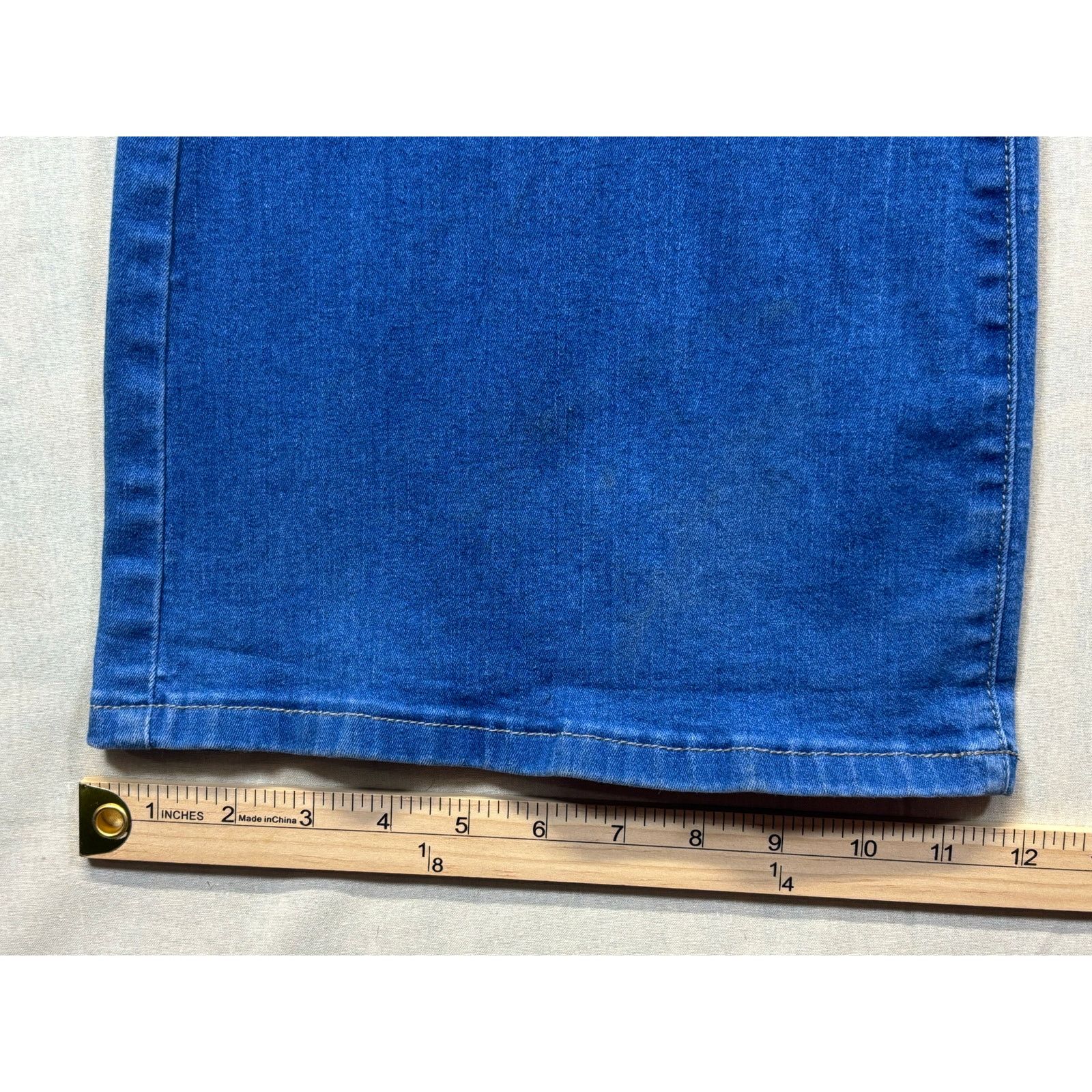 The Unbranded Brand JC & JQ Blue Denim Bell Bottom Jeans Women’s XL Flare Size 29" - 7 Thumbnail