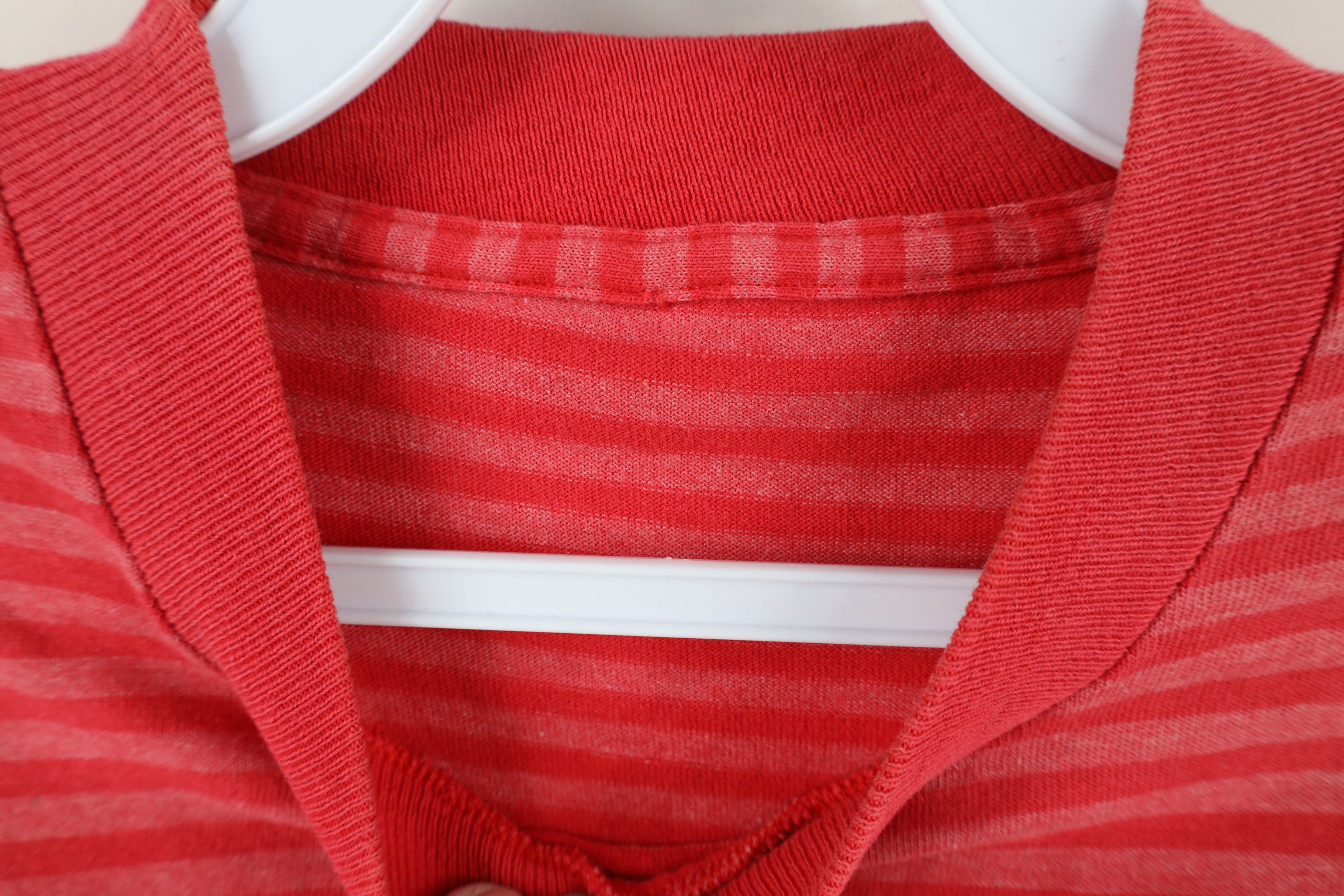Vintage Vintage 90s Streetwear Blank Striped Short Sleeve T-Shirt Size US M / EU 48-50 / 2 - 6 Thumbnail