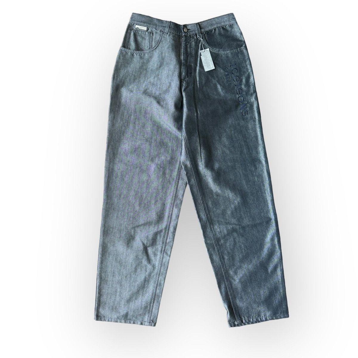 Iceberg × Vintage Grey denim new pants bags pants y2k rare Size US 36 / EU 52 - 1 Thumbnail