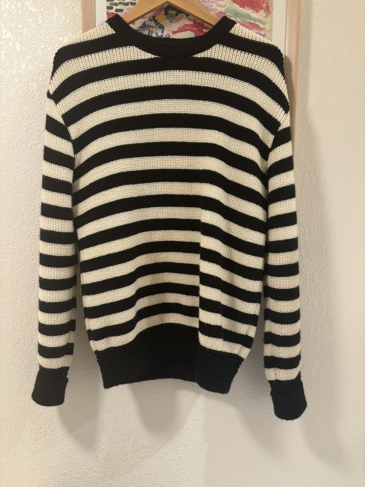 Heimat Textil Heimat wool striped wool crewneck Size US L / EU 52-54 / 3 - 1 Thumbnail