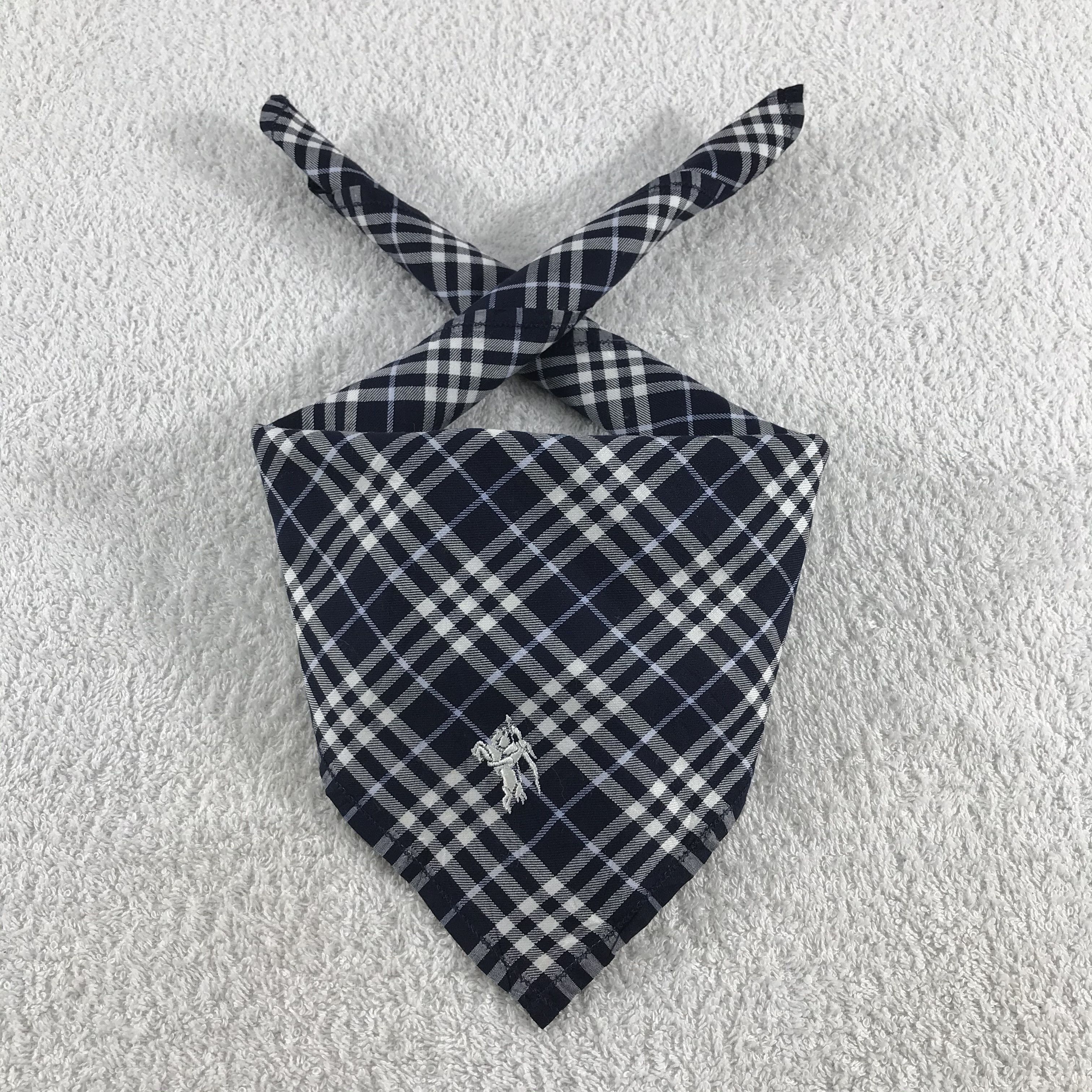 Burberry × Vintage Burberry Bandana / Handkerchief / Neckerchief - S082 Size ONE SIZE - 3 Thumbnail