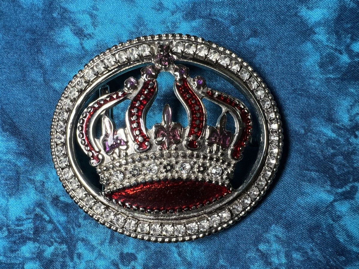 Vintage Y2K Vintage princess crown buckle leather belt Size ONE SIZE - 5 Thumbnail