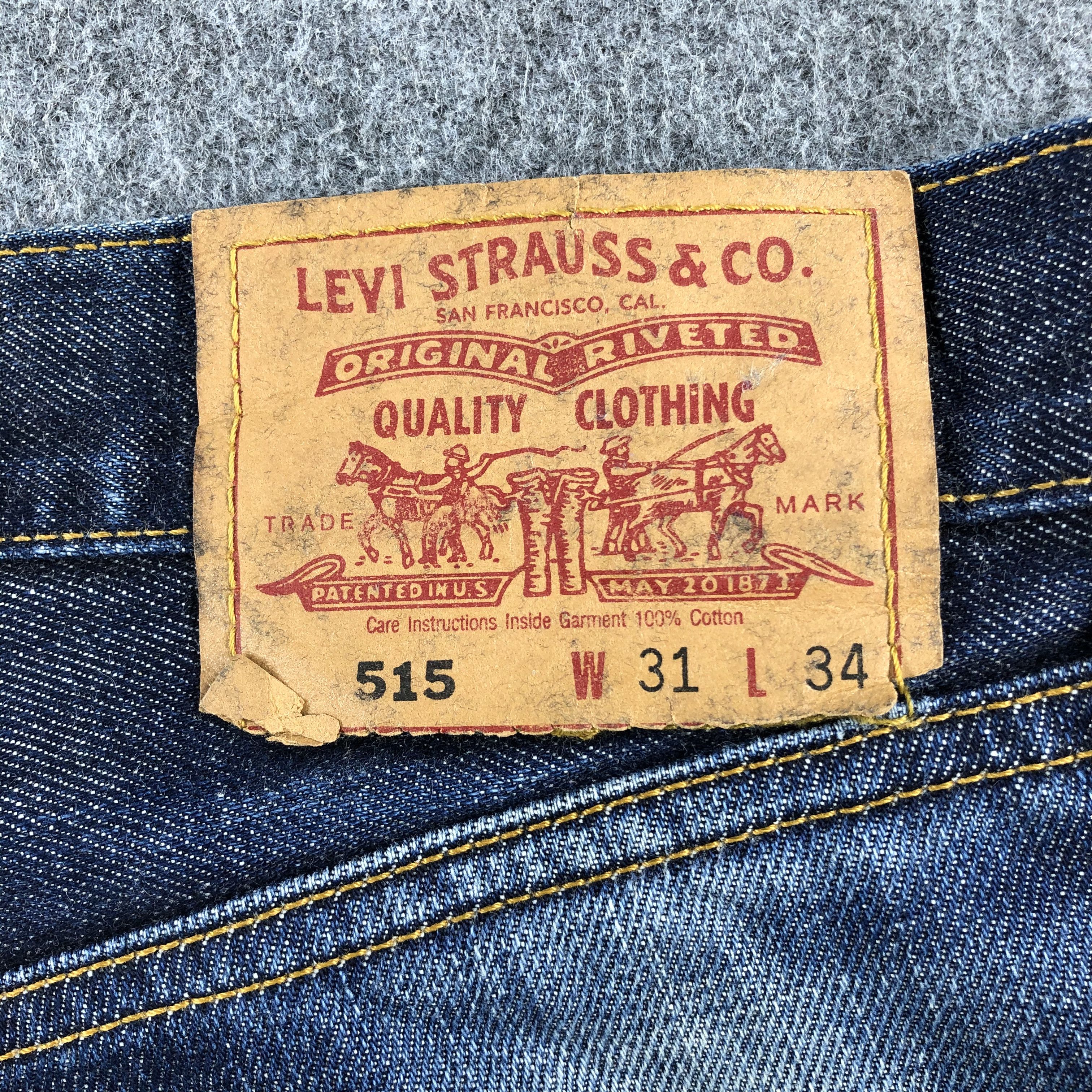 Levi's 90s Vintage Blue Wash Levis 515 Jeans-J1864 Size US 31 - 5 Thumbnail