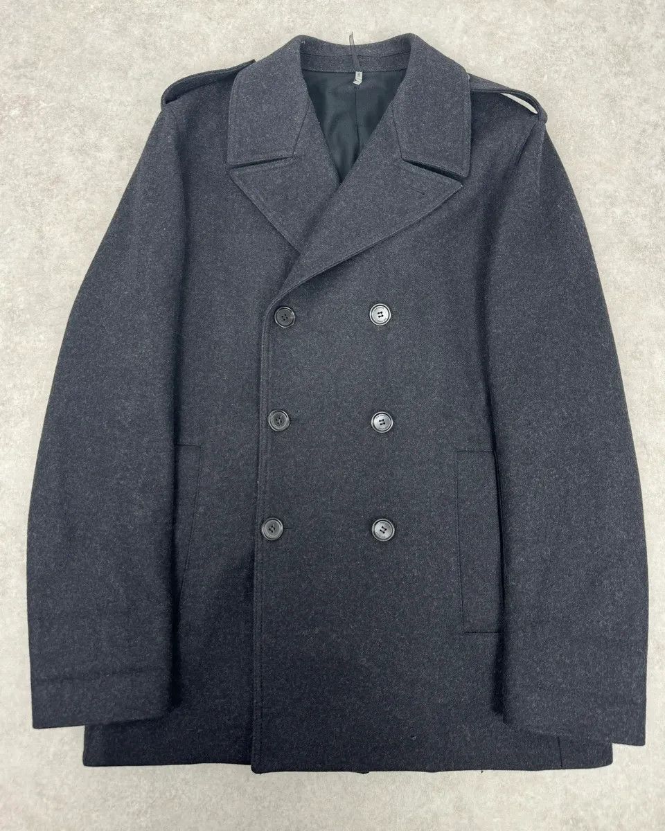 Dior 2000s Dior Grey Classy Wool Caban Jacket Size US M / EU 48-50 / 2 - 1 Thumbnail