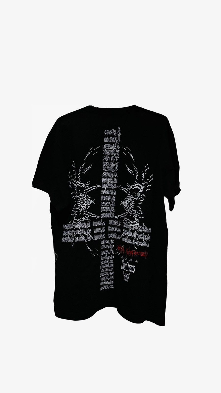 Other Ken Carson Actual Hate A Great Chaos Tour Tee Size US M / EU 48-50 / 2 - 2 Thumbnail