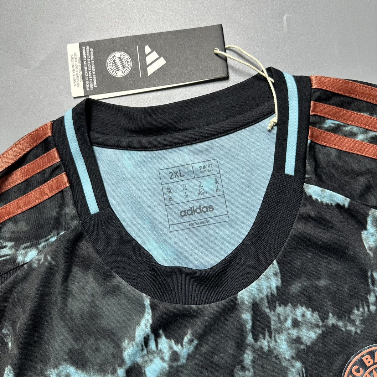 Vintage BAYERN ADIDAS 2024/2025 FOOTBALL AWAY JERSEY #17 OLISE Size US XXL / EU 58 / 5 - 8 Thumbnail