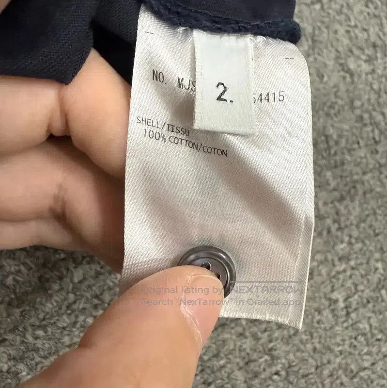 Thom Browne Thom Browne Men's Blue Cotton T-Shirt . Size US M / EU 48-50 / 2 - 4 Thumbnail