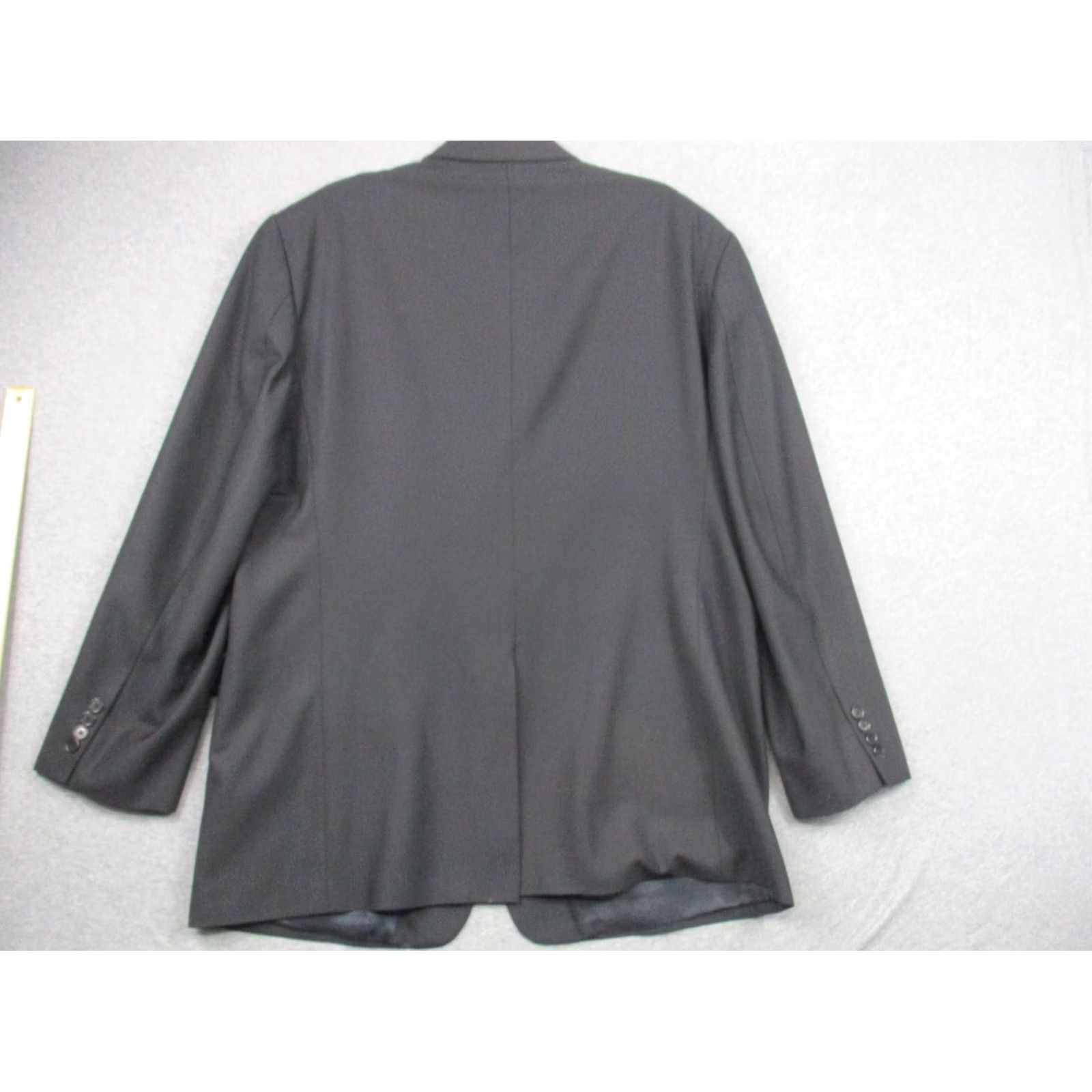Brooks Brothers VINTAGE Brooks Brothers 346 Blazer 48L Wool Stretch Jacket Black Mens Blazer Size 48R - 4 Thumbnail