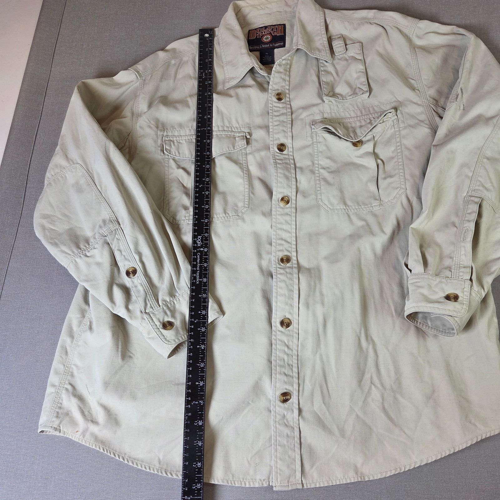 Duluth Trading Company Duluth Trading XL Nylon Utility Work Shirt Size US XL / EU 56 / 4 - 9 Thumbnail