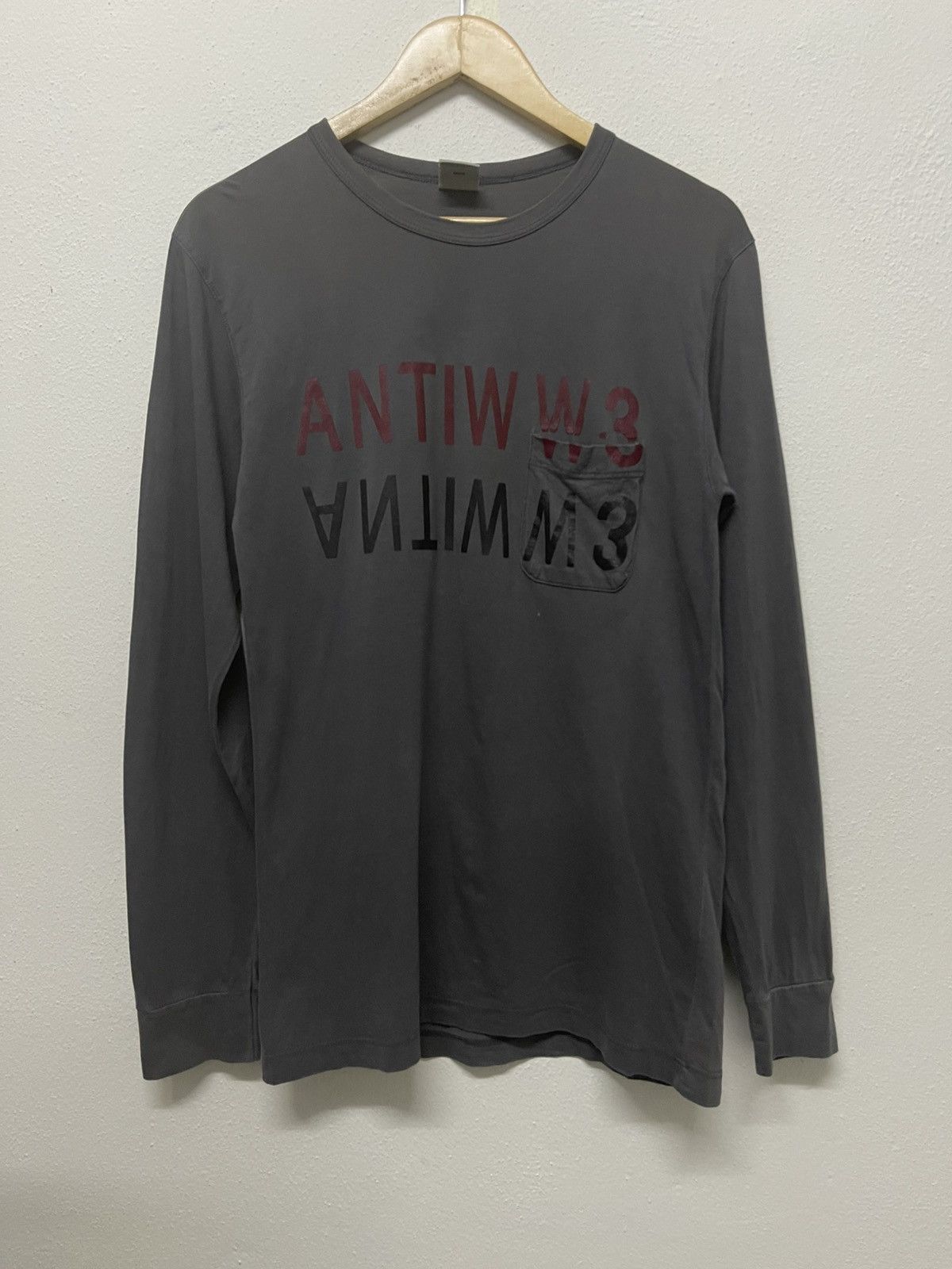 Japanese Brand × PPFM × Seditionaries 1990s PPFM ANTIW W3 SINGLE POCKET LONG SLEEVE SHIRT Size US S / EU 44-46 / 1 - 1 Thumbnail