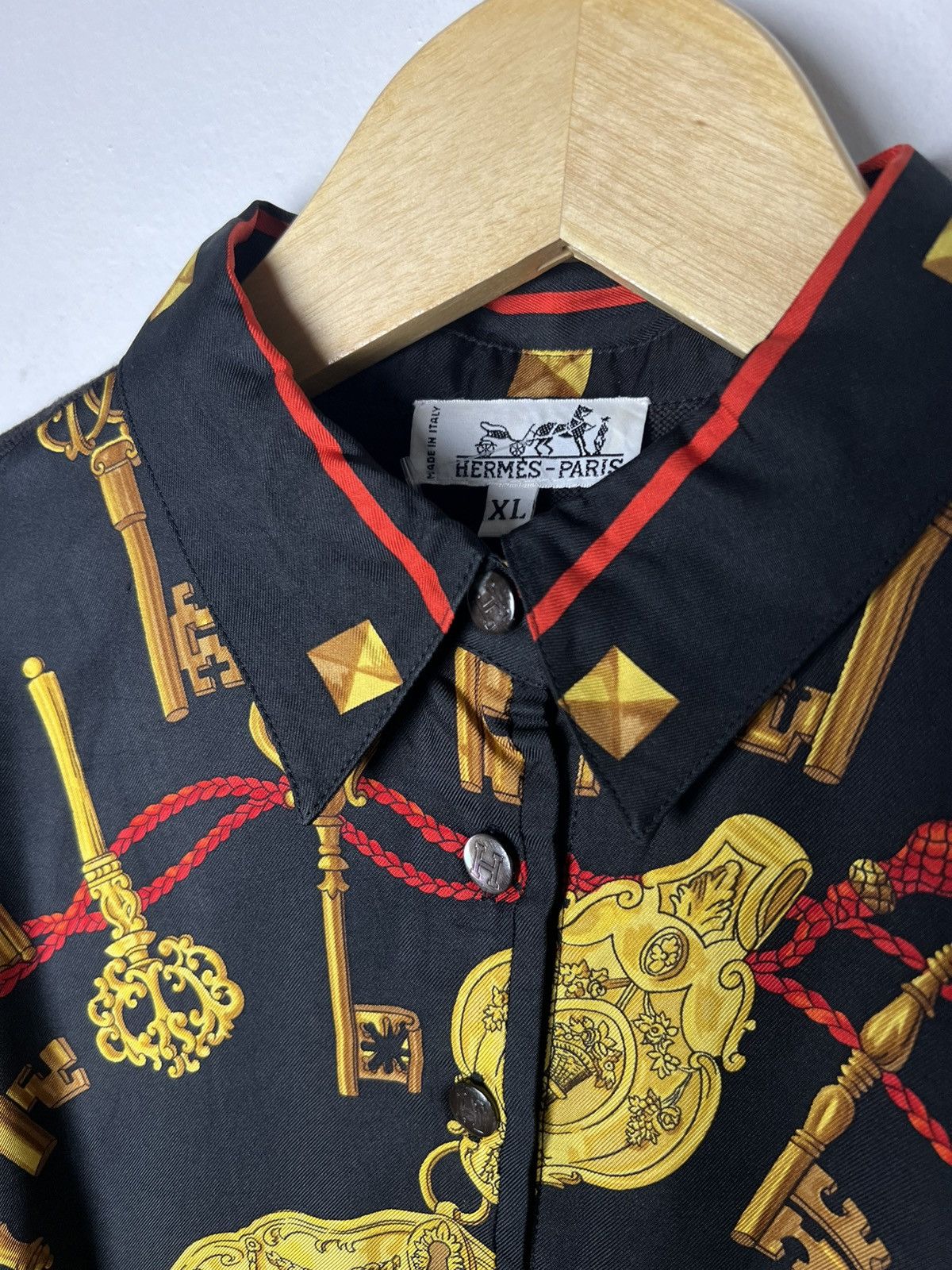 Hermes Hermes Baroque Renaissance Blend Shirt Longsleeve Size US XL / EU 56 / 4 - 5 Thumbnail