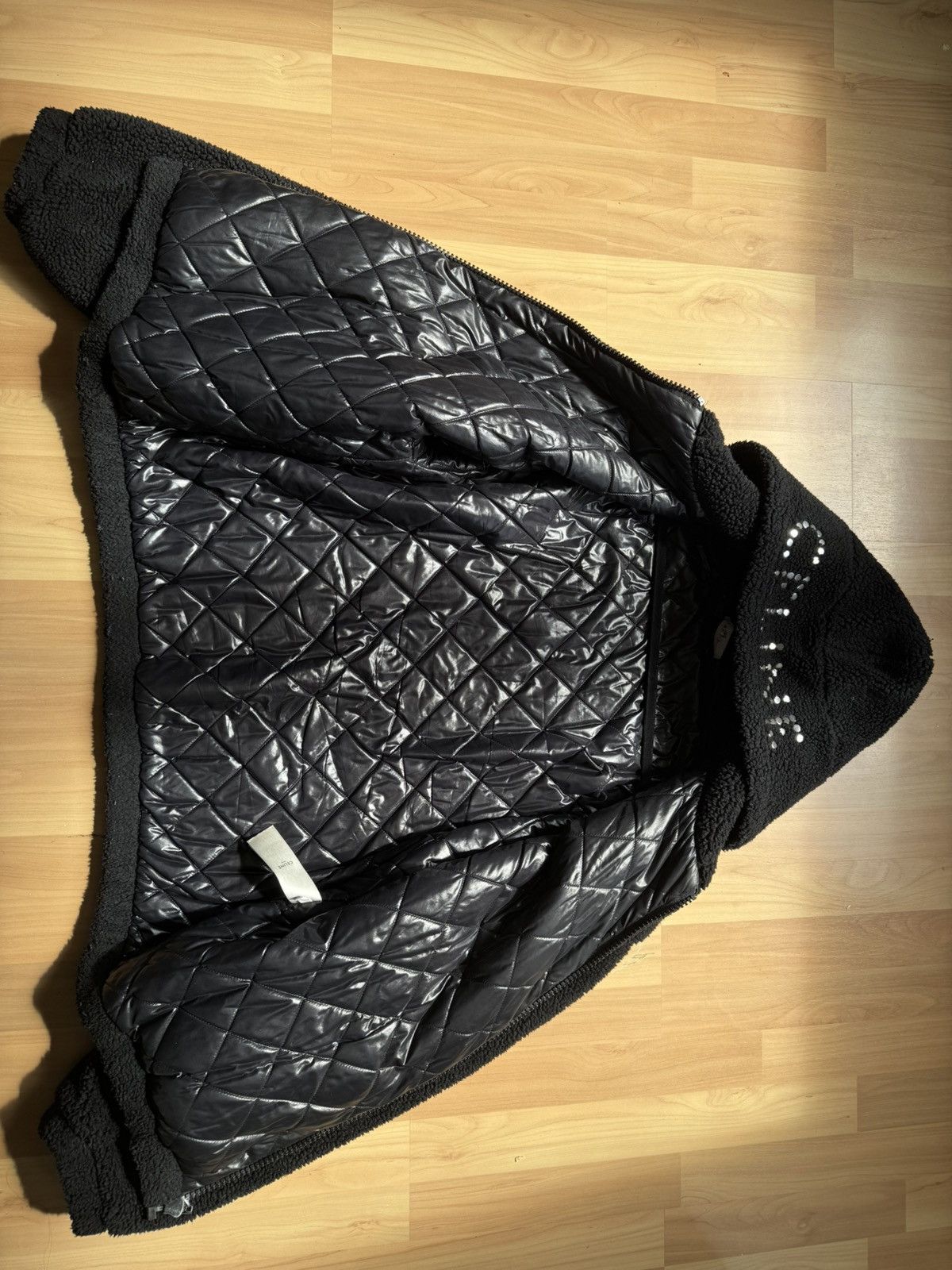 Celine Celine Homme Logo Embellished Fleece Hoodie Size US XL / EU 56 / 4 - 6 Thumbnail