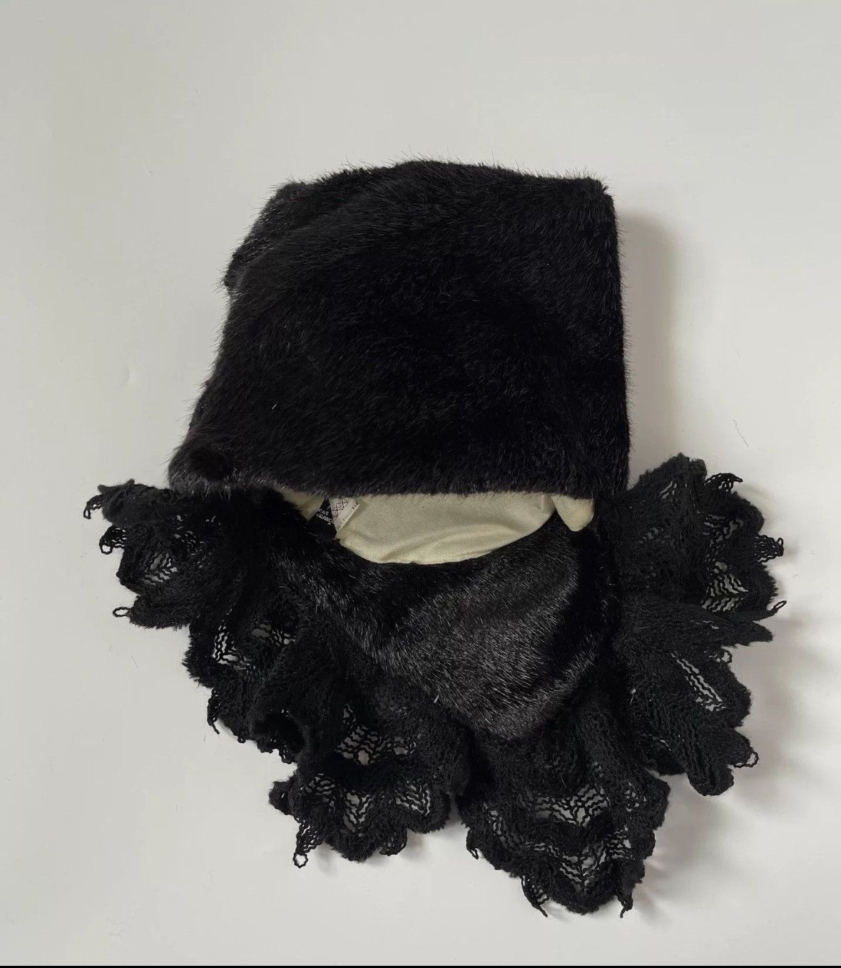 Comme des Garcons comme des garçons Tricot fur knit hat Size ONE SIZE - 5 Thumbnail