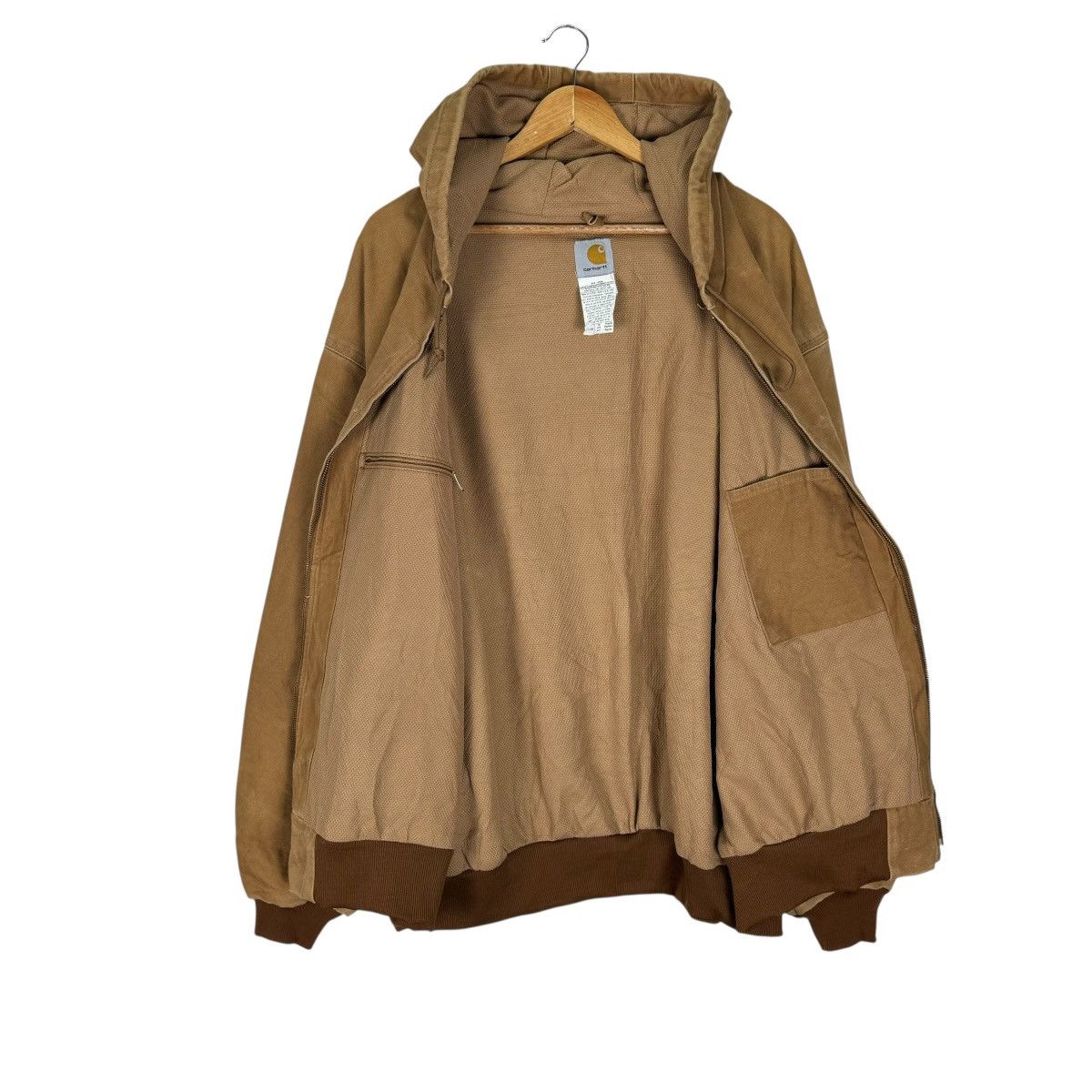 Carhartt ☀️CARHARTT HOODIE DUCK CANVAS ZIPPER JACKET SIZE 4XL Size US XXL / EU 58 / 5 - 11 Thumbnail