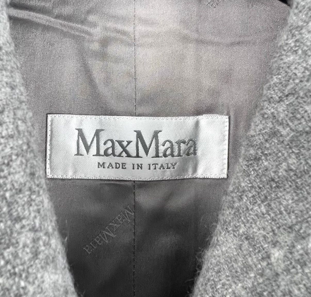 Max Mara Max Mara Grey Cashmere Blazer K12 Size M / US 6-8 / IT 42-44 - 3 Thumbnail