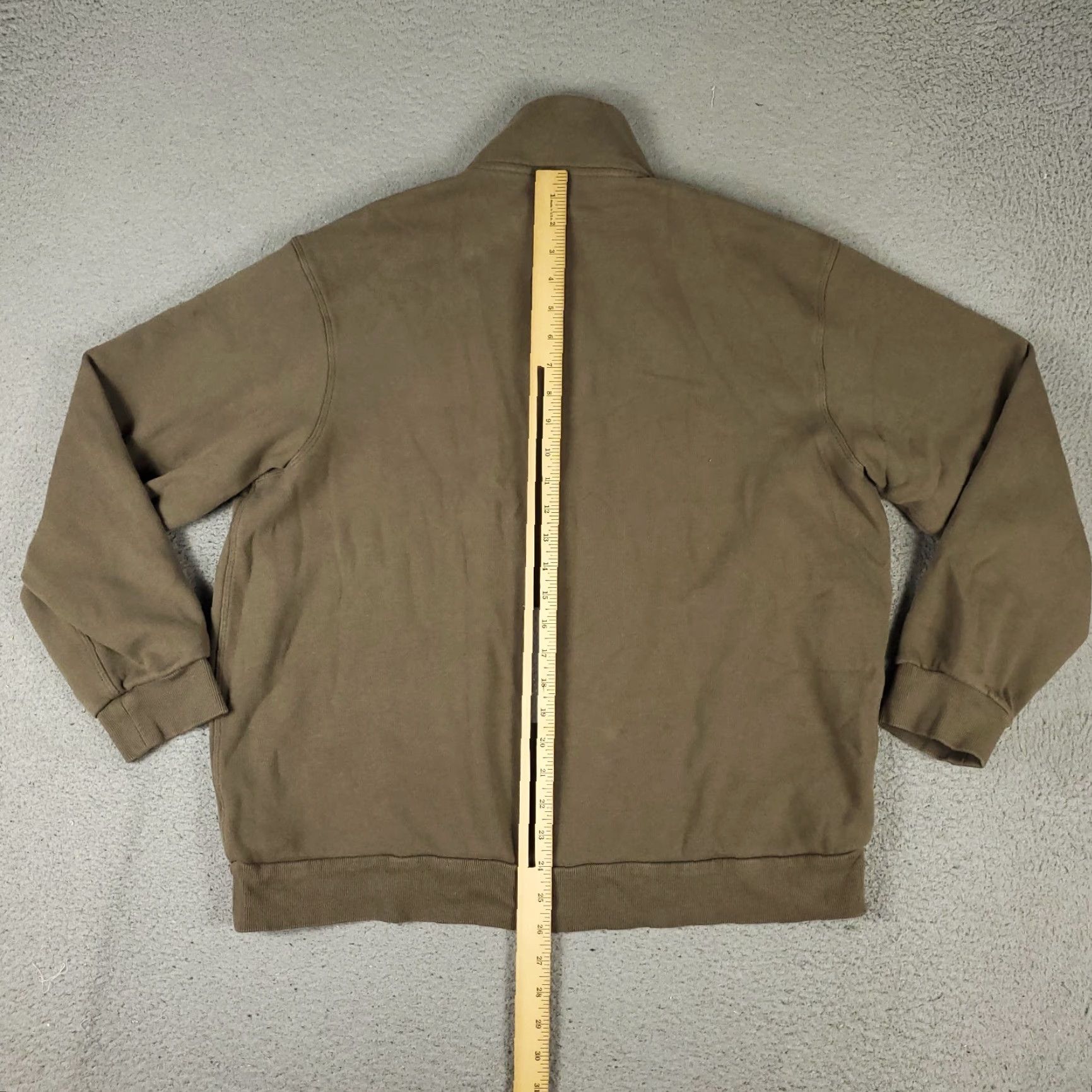 Lululemon Lululemon Sweatshirt Mens Medium Brown Steady State 1/2 Zip Pullover Mock Neck Size US M / EU 48-50 / 2 - 5 Thumbnail