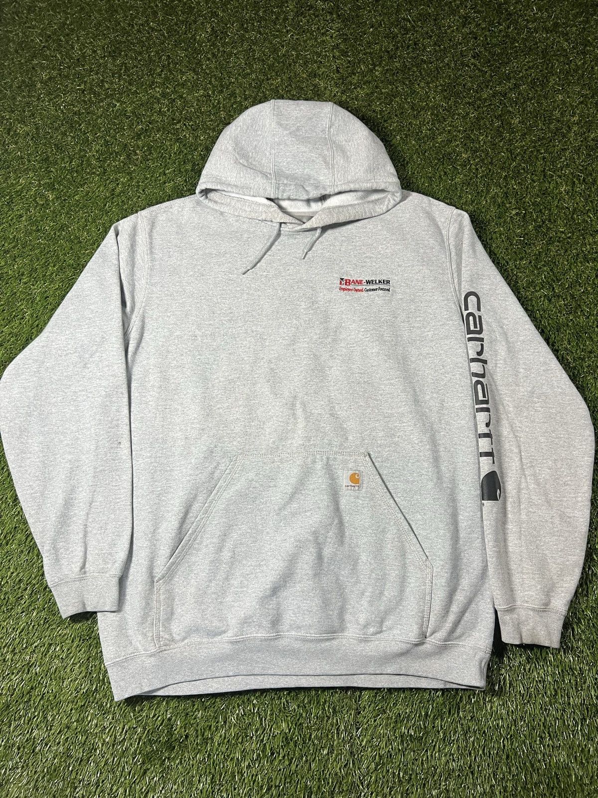 Carhartt Vintage Y2K Baggy Carhartt Workwear Hoodie Sweatshirt Size US XL / EU 56 / 4 - 1 Thumbnail