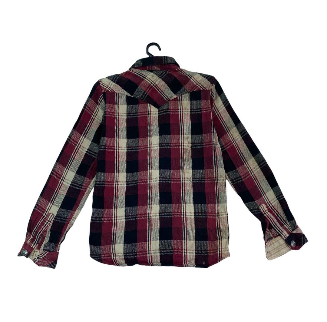 Vintage 90s DICKIES checkered design union made shirt jacket zipper Size US S / EU 44-46 / 1 - 5 Thumbnail