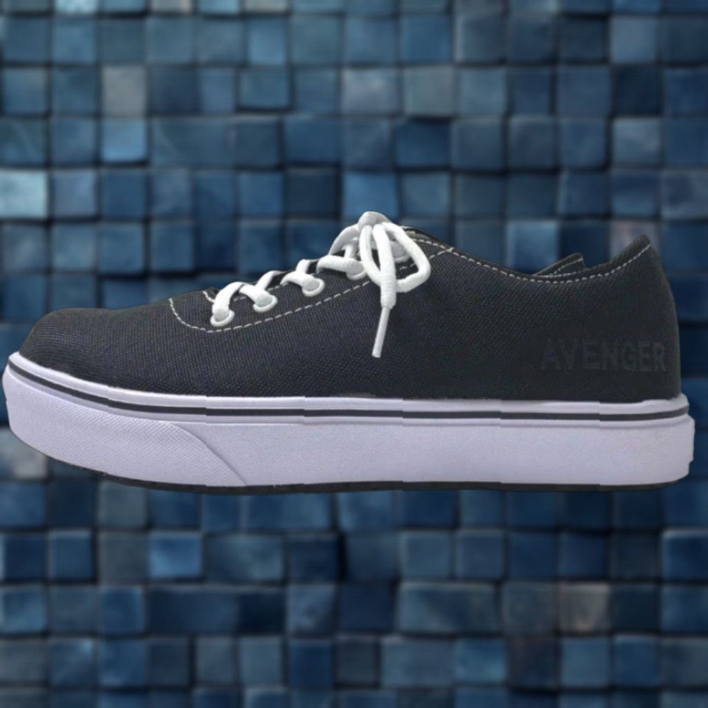 Vintage Avenger Sneakers Adult 7.5 Wide Black Alley A410 CT Slip Resistant Womens Size US 8 / IT 38 - 1 Thumbnail