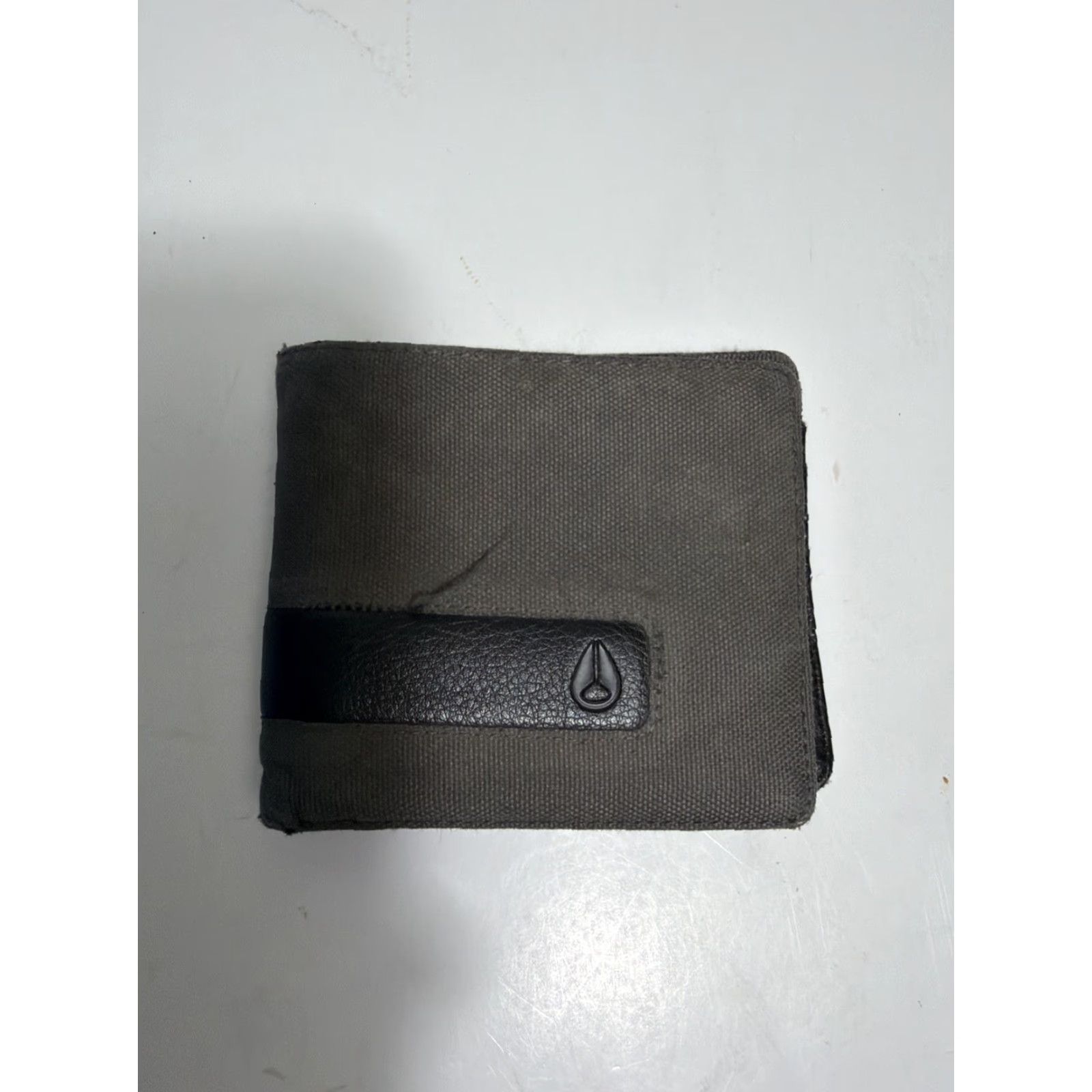 Nixon Nixon Showoff Wallet Bifold Men Canvas Leather Gray Black 4x3.5 Size ONE SIZE - 2 Thumbnail
