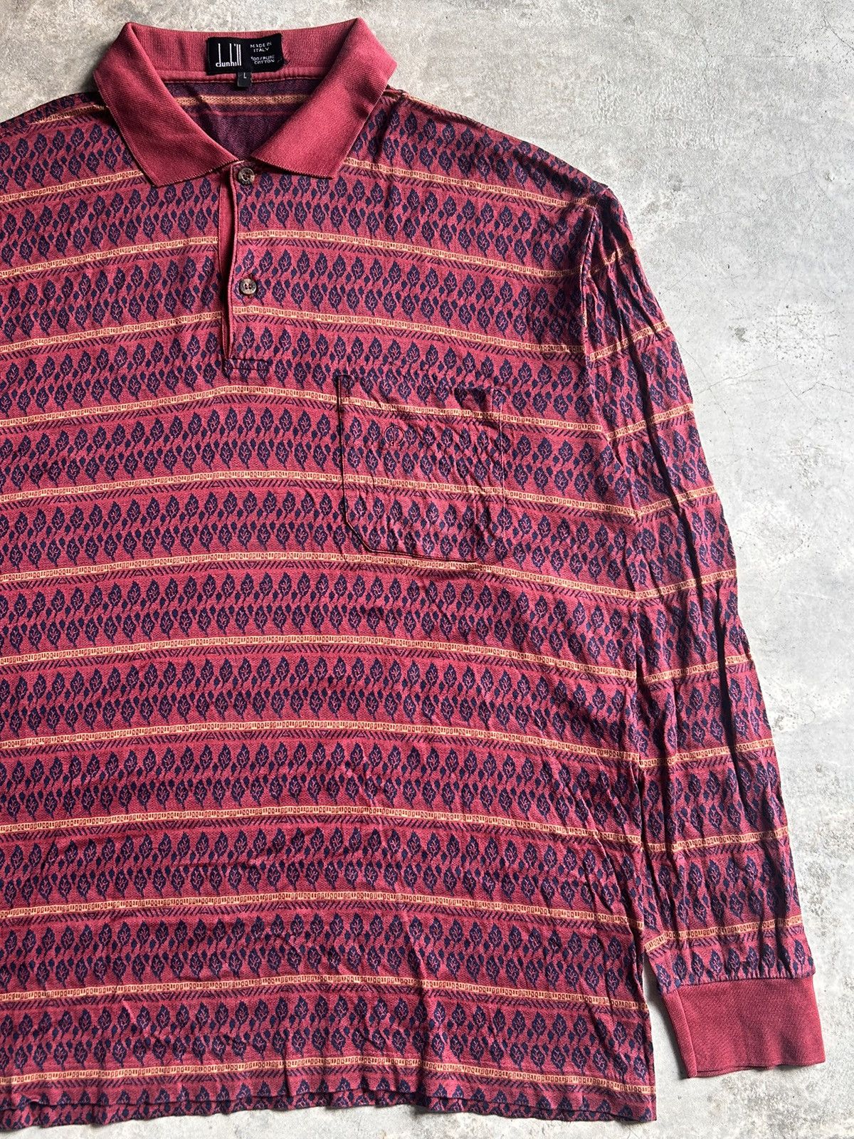 Alfred Dunhill Dunhill Vintage Polo Longsleeve Size US M / EU 48-50 / 2 - 4 Thumbnail