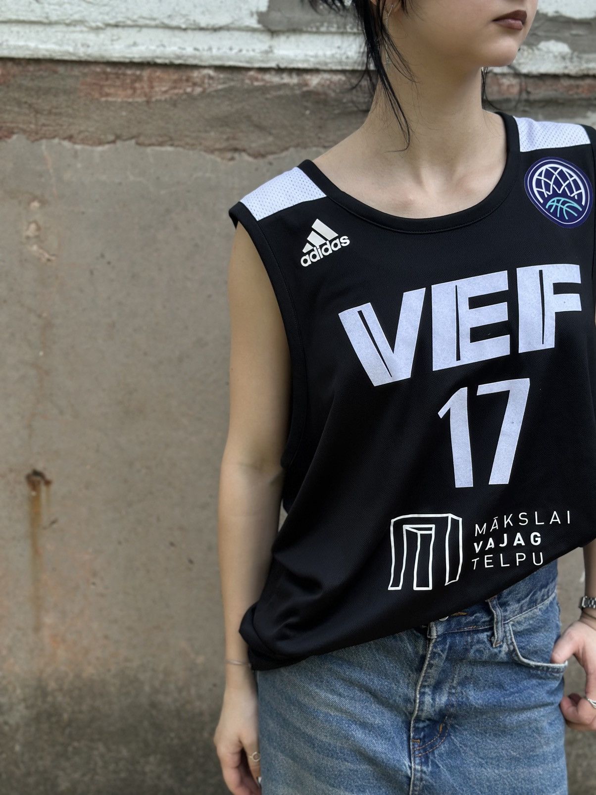 Adidas VTG Adidas Mans Tank Top Sleeves Size XL Riga VEF 17 Players Size US XL / EU 56 / 4 - 3 Thumbnail