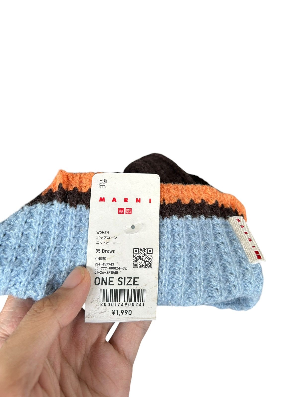 Marni Marni x japanese Brand Uniqlo With tags knitt Beanie Hats Size ONE SIZE - 5 Thumbnail