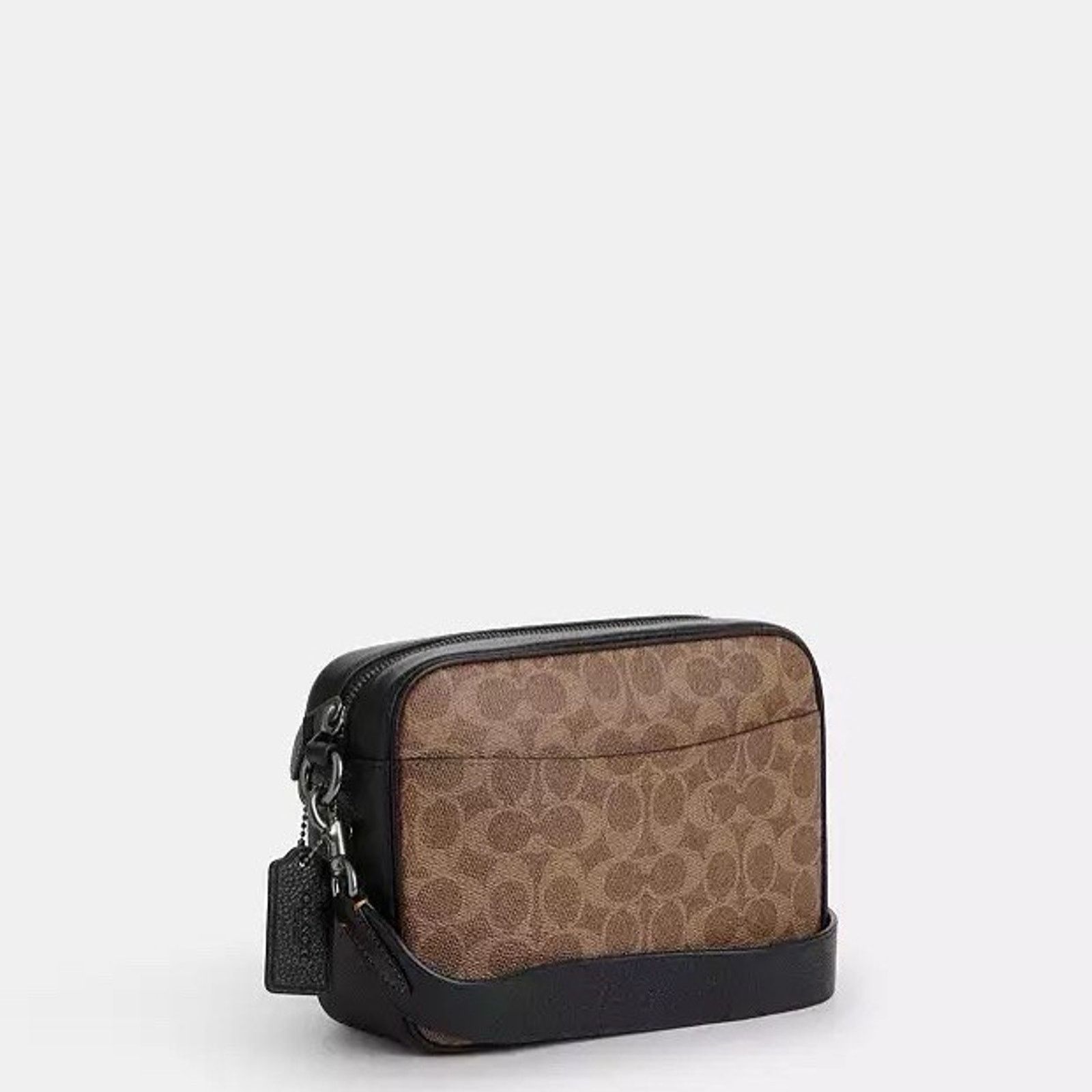 Coach NWT COACH MEN'S Warner Crossbody Bag CW217 Tan/Black Size ONE SIZE - 7 Thumbnail