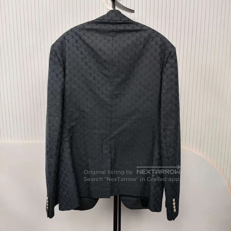 Louis Vuitton Louis Vuitton Mulberry silk blazer Size 48R - 2 Thumbnail