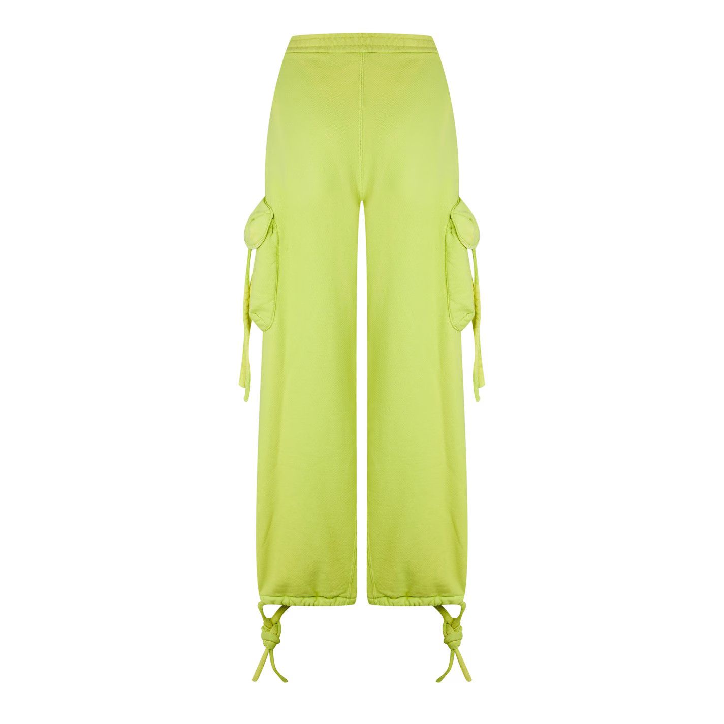Off-White o1g2r1mq1224 Laundry Cargo Track Trouser in Yellow Fluo Size 25" / US 0 / IT 36 - 2 Thumbnail