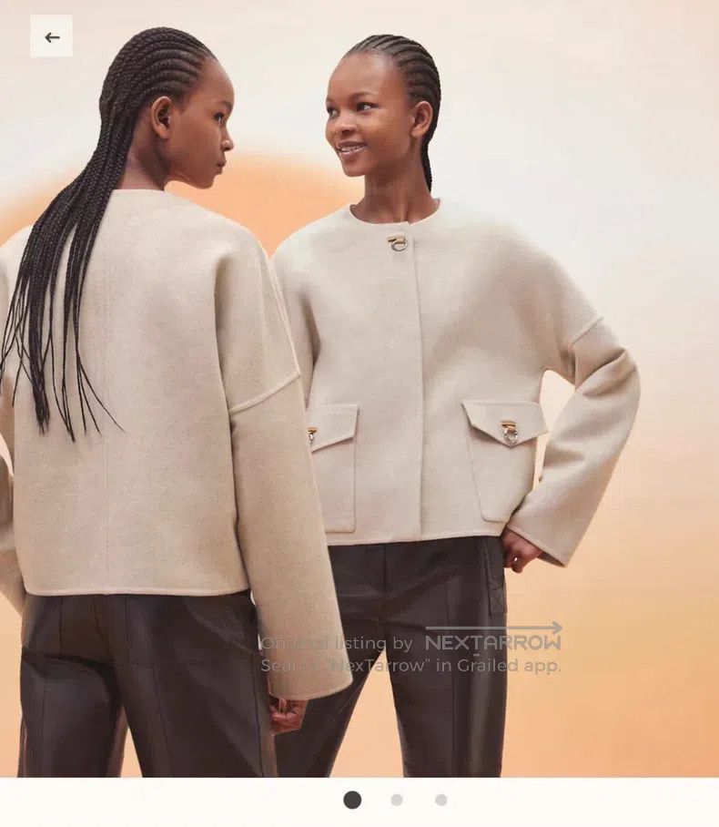 Hermes Hermes Loop-buttoned cashmere coat Size XS / US 0-2 / IT 36-38 - 7 Thumbnail