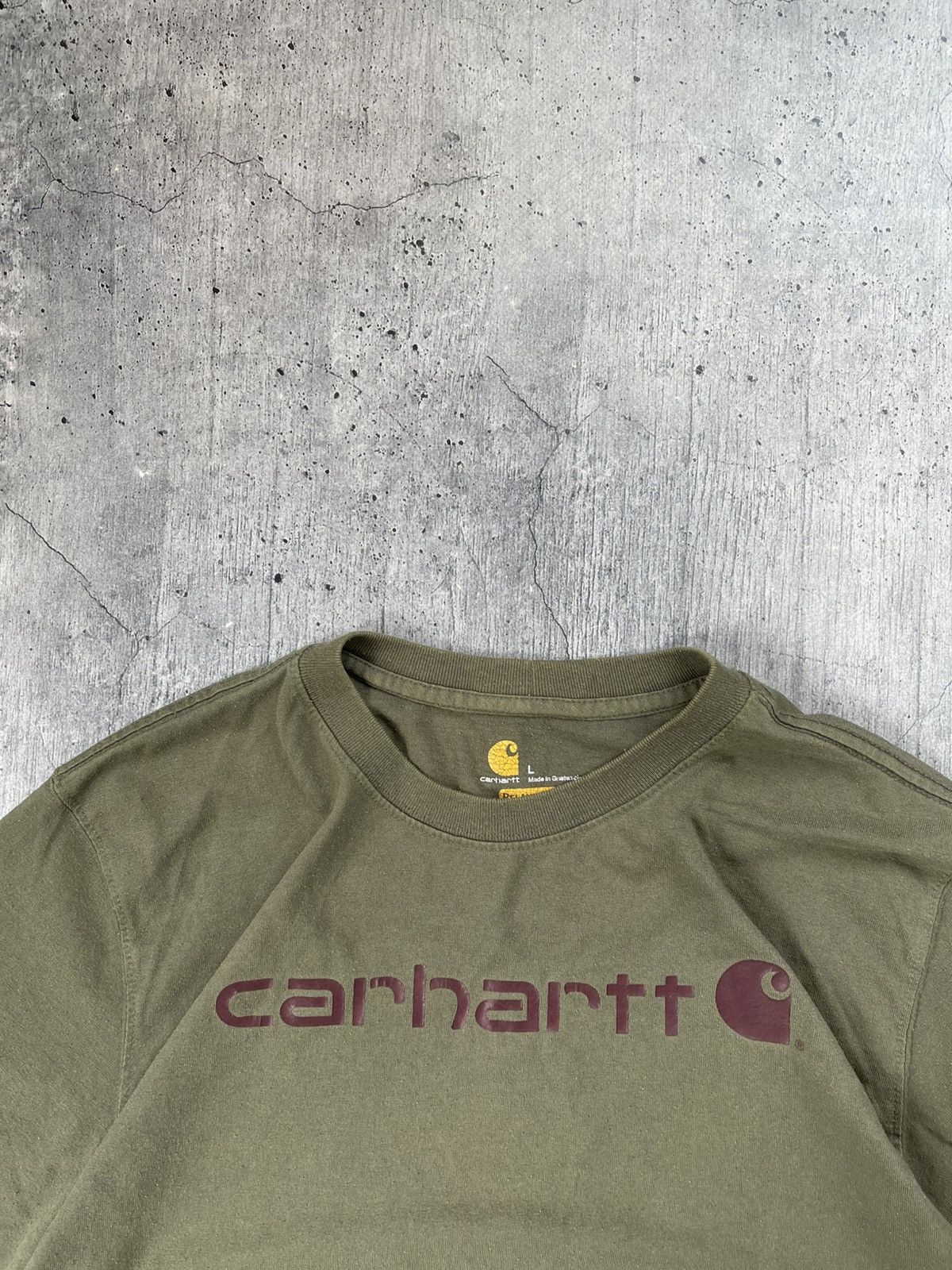 Carhartt × Carhartt Wip × Vintage 🇺🇸 Vintage 90s Carhartt t-shirt rare retro Y2K hype Size US L / EU 52-54 / 3 - 3 Thumbnail