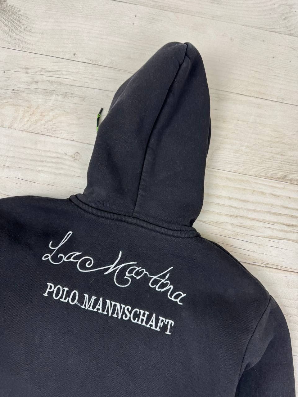 La Martina Vintage La Martina Porsche Polo Team Racing Hoodie 90s Size US S / EU 44-46 / 1 - 11 Thumbnail
