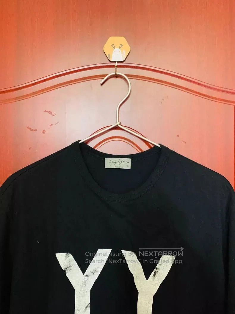 Yohji Yamamoto Yohji Yamamoto Homme YY Short Sleeve Tee Size US L / EU 52-54 / 3 - 3 Thumbnail