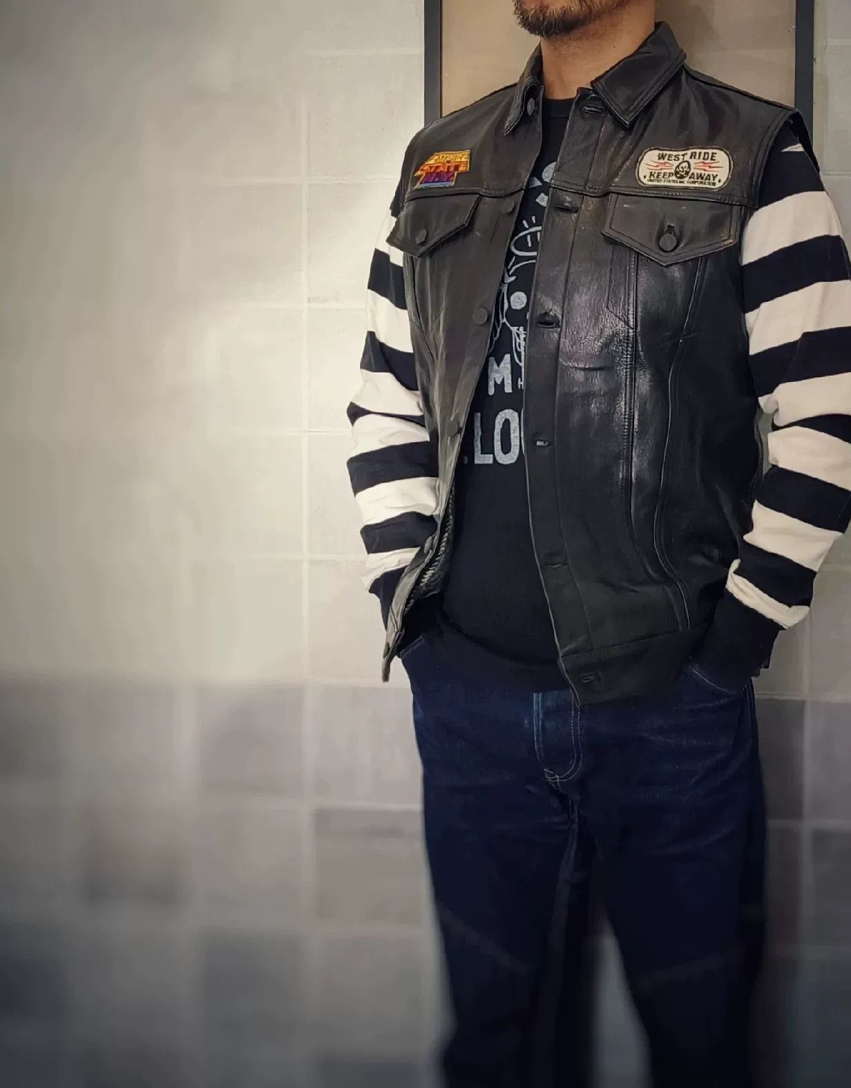 WEST RIDE West Ride Vintage Motorcycle Hoodie Size US M / EU 48-50 / 2 - 1 Thumbnail