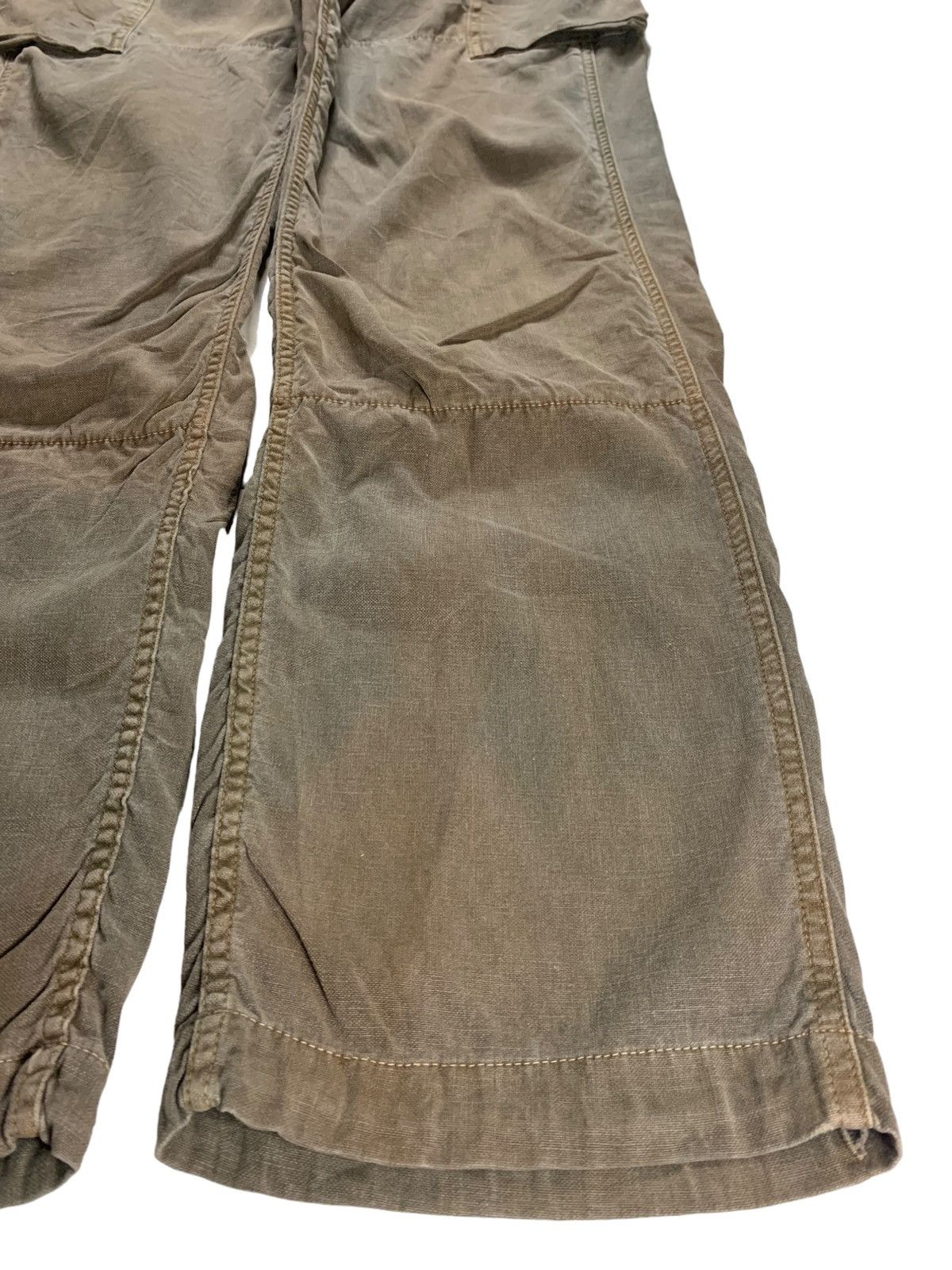 OMNIGOD Vintage Omnigod Hemp Cargo Parachute Baggy Pants Size US 32 / EU 48 - 7 Thumbnail